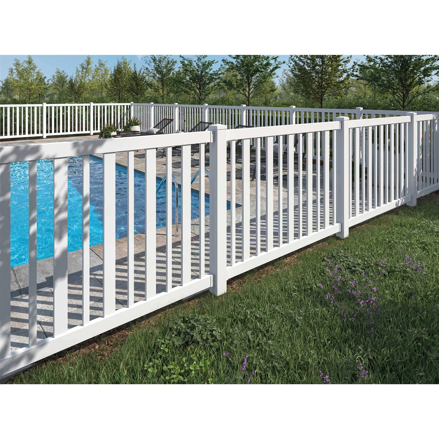 Wam Bam Fence No-Dig Permanent Finishing Post with No-Dig Steel Pipe Anchor kit - Inhomebuy