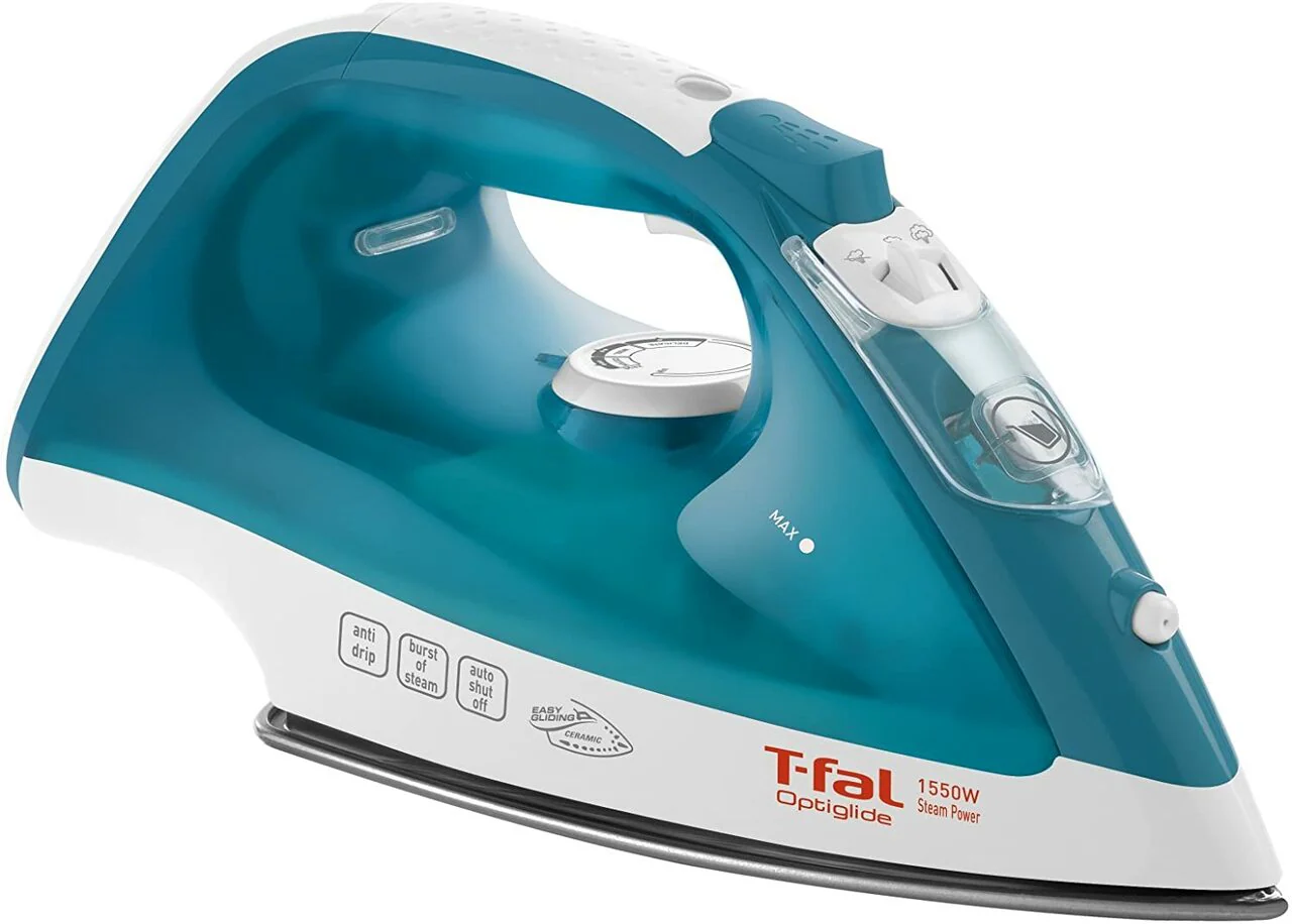 T-Fal Steam Iron |FV1537Q0| OptiGlide - Inhomebuy