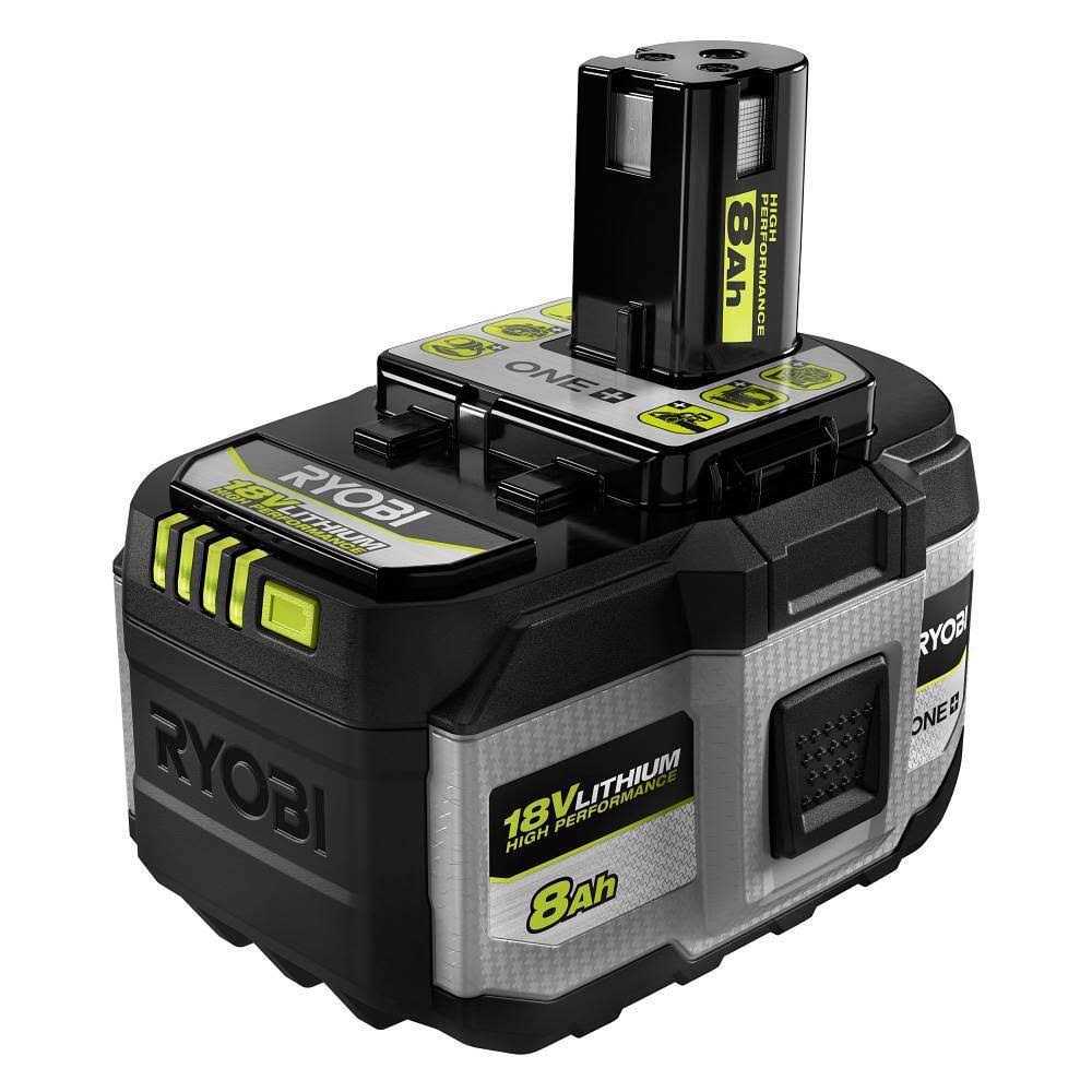 Ryobi ONE+ 18V 8.0 Ah Lithium-Ion HIGH PERFORMANCE Battery - Inhomebuy