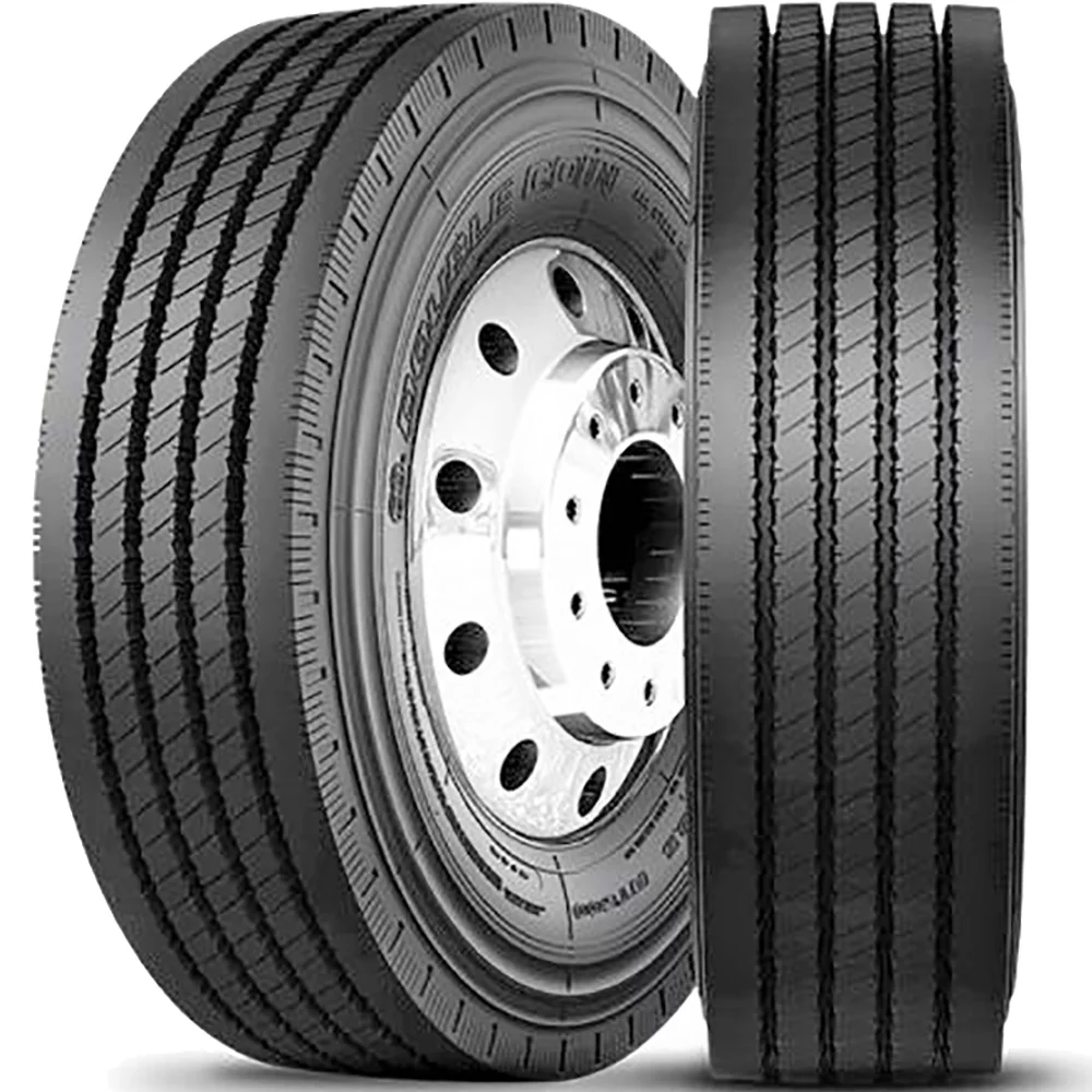 Double Coin RT600 Premium Low Profile Regional/All-Position Steer Commercial Radial Truck Tire - 8R19.5 12 ply - Inhomebuy