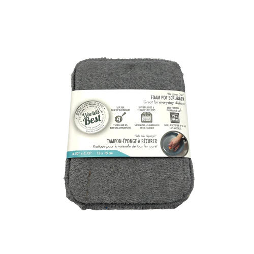 World's Best Foam Scrubber 1-Pack (Assorted Colours) | ITEM V-B - Inhomebuy