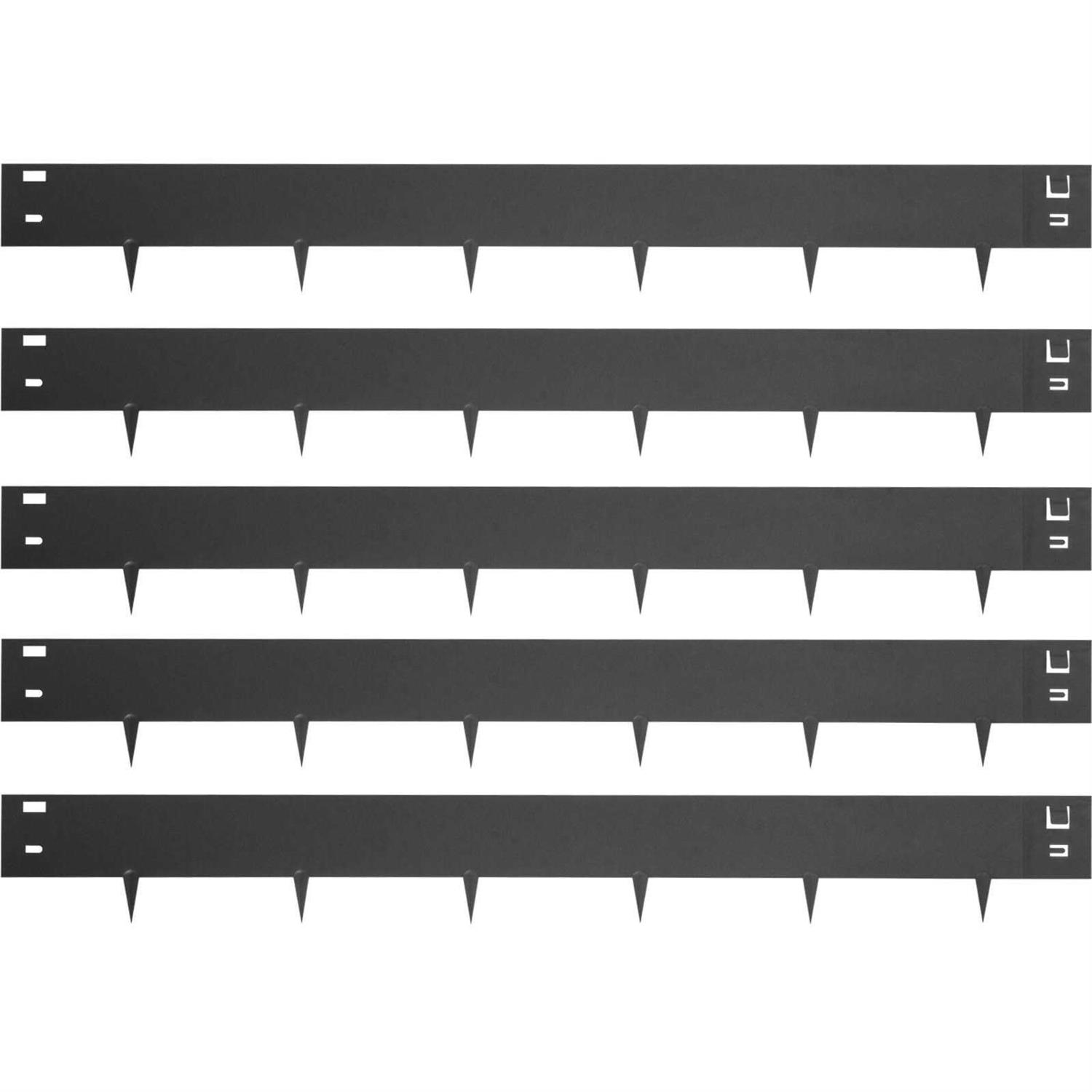 VEVOR Steel Lawn Edging 5pcs Garden Metal Landscape Edging Border - Inhomebuy