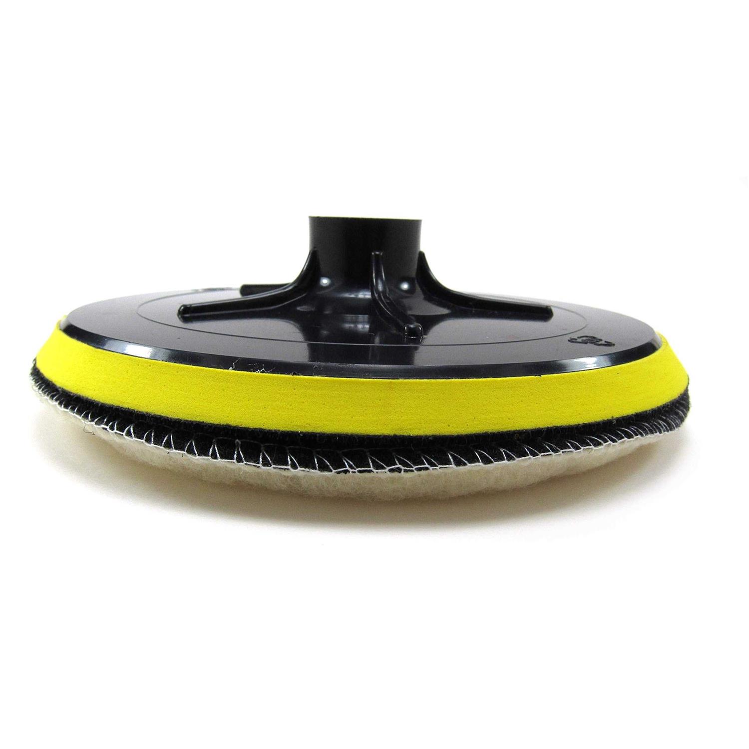 Elitexion Backing Plate For Polishing Buffering Soft Wool With Hook And Loop Pad - Inhomebuy