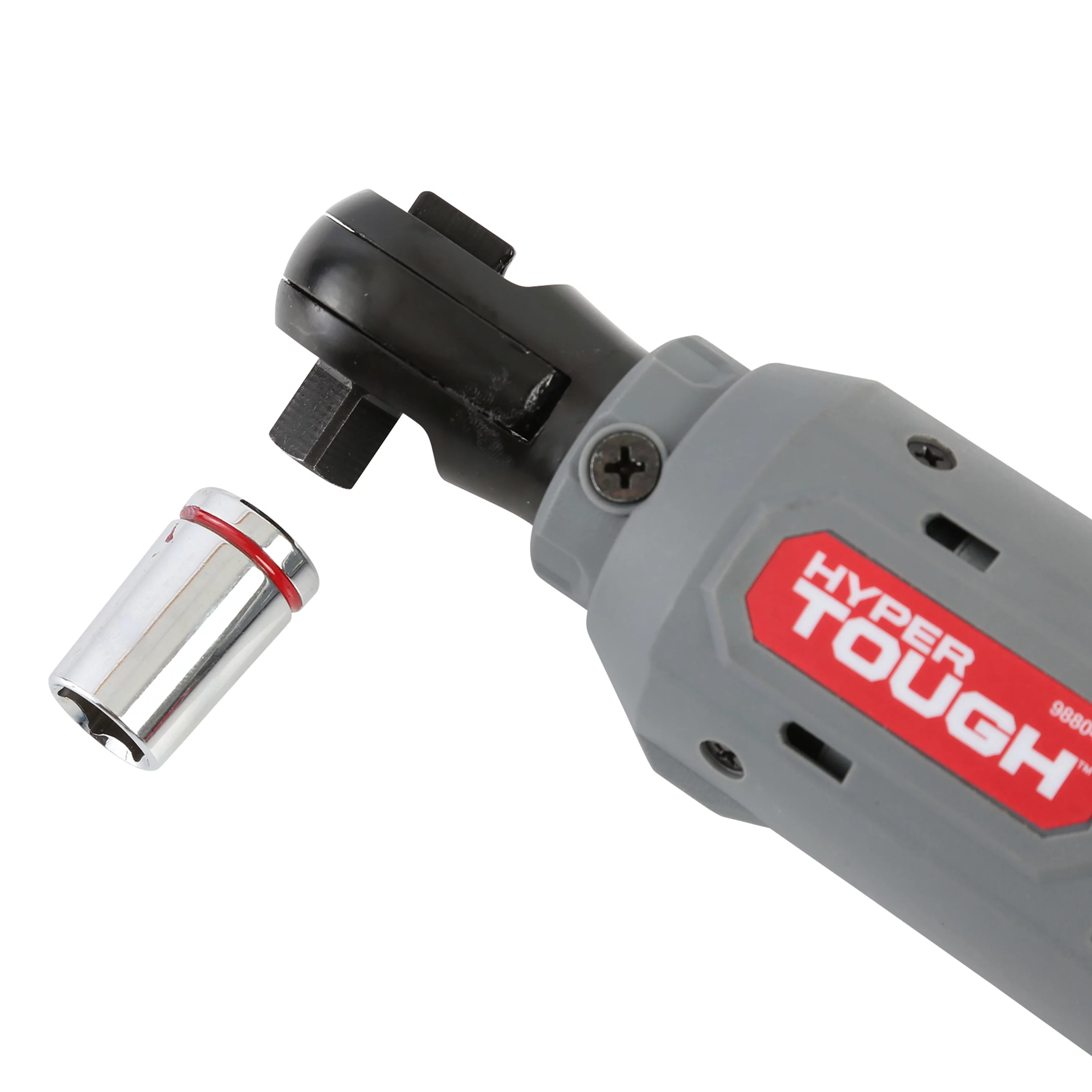 Hyper Tough 12V Max* Lithium-Ion Cordless 3/8-Inch Ratchet with 1.5Ah Battery and Charger, 98804 - Inhomebuy