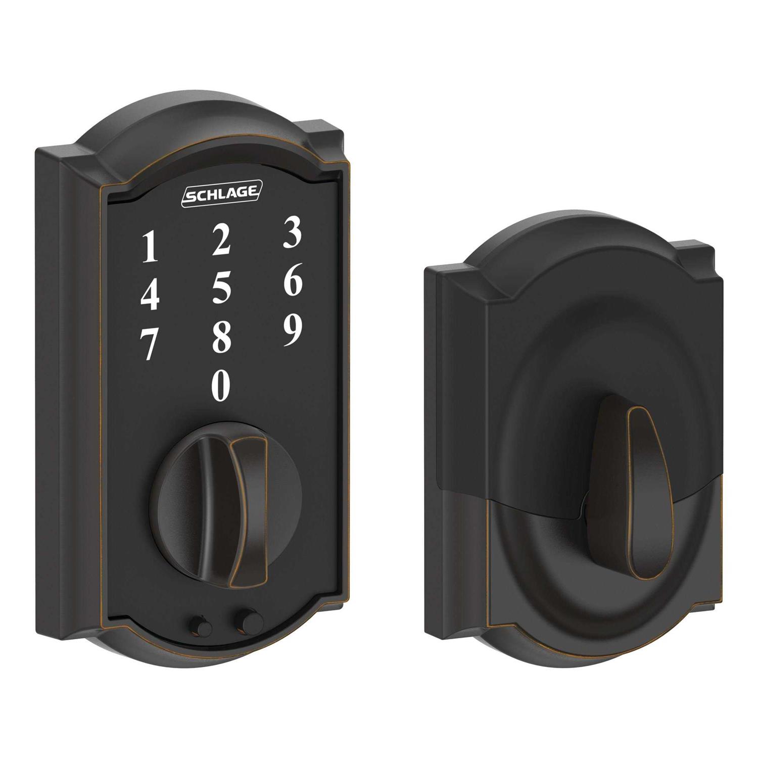 Schlage Camelot Touch Deadbolt - Inhomebuy