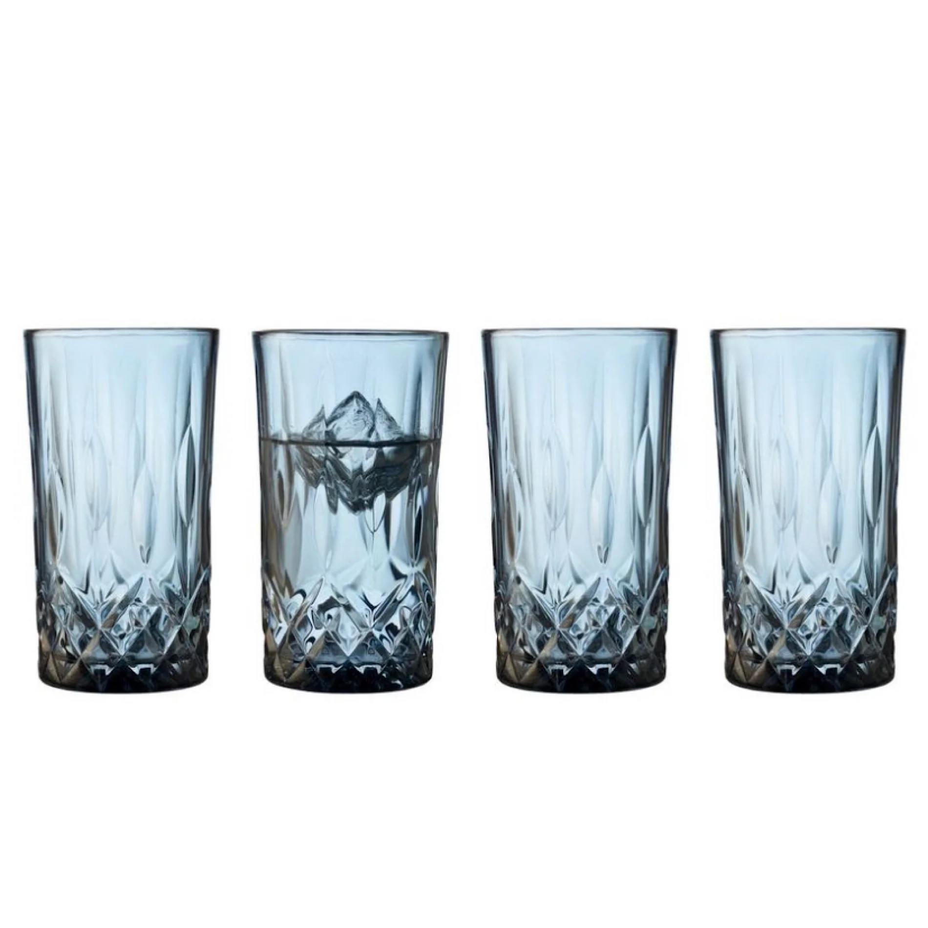 Highball  Sorrento 32cl 4pcs Blue - Inhomebuy