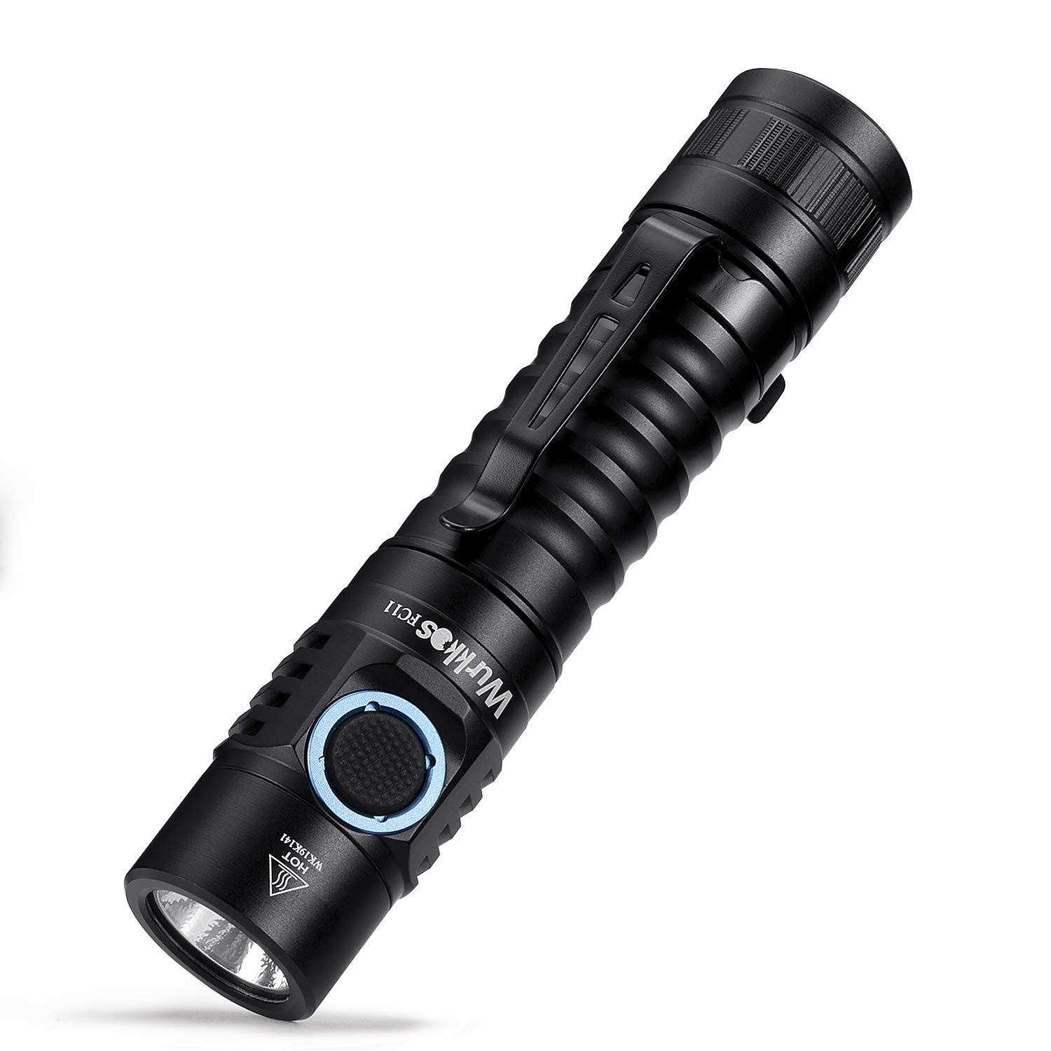 Wurkkos FC11 Rechargeable LED Flashlights Max 1300Lumen High 90CRI EDC USB C Charge,IP67 Waterproof - Inhomebuy