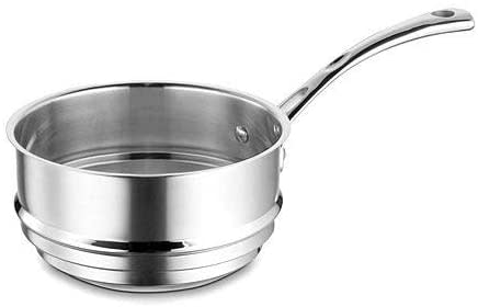 Cuisinart French Classic 3-Piece Saucepan & Double Boiler Set: 18cm, tri-ply stainless steel | FCT1113-18 - Inhomebuy