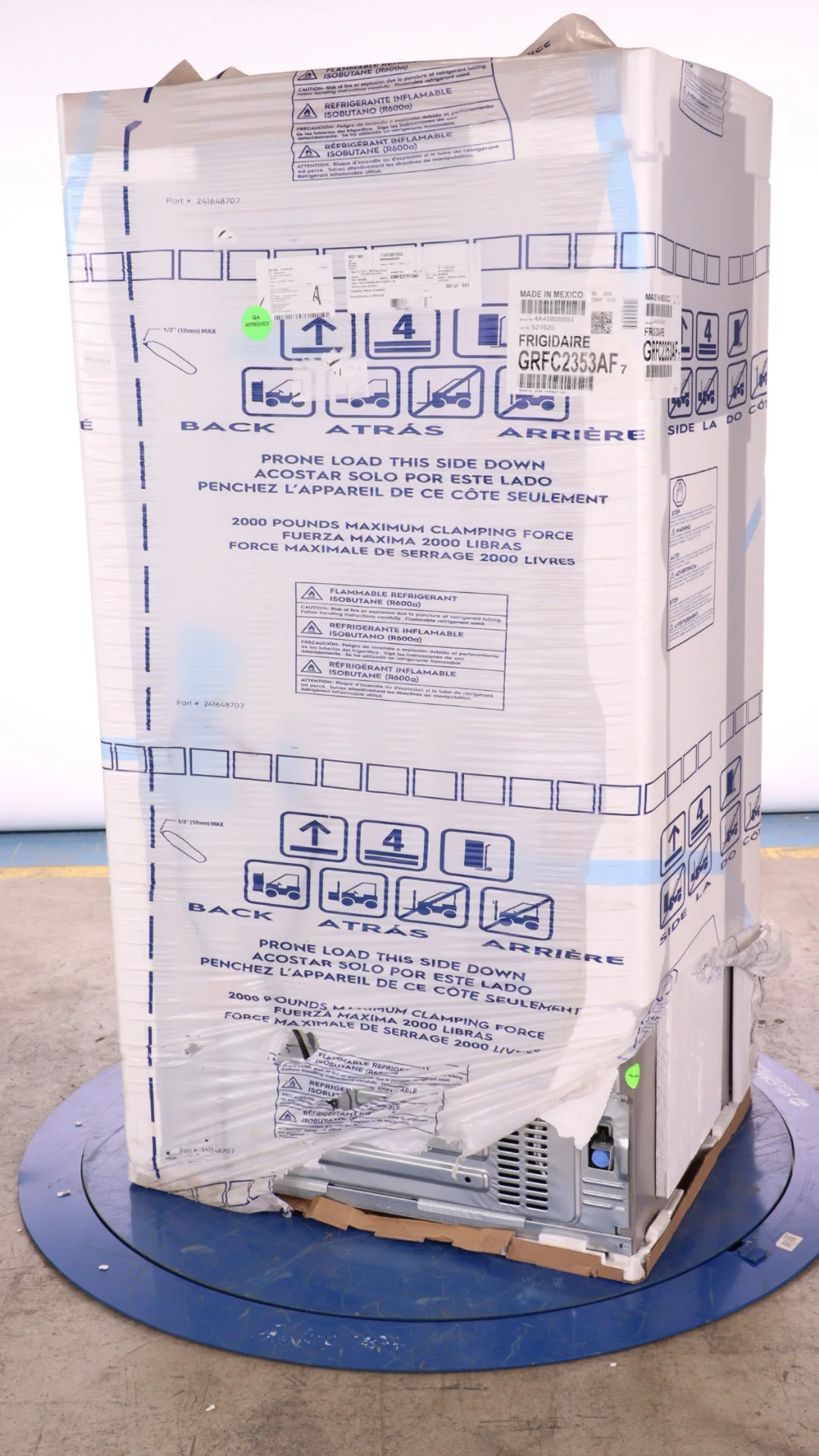 FRIGIDAIRE GALLERY 36 IN 22.6 CU FT. COUNTER-DEPTH FRENCH DOOR REFRIGERATOR WITH AUTO-CLOSE DOORS - - Inhomebuy