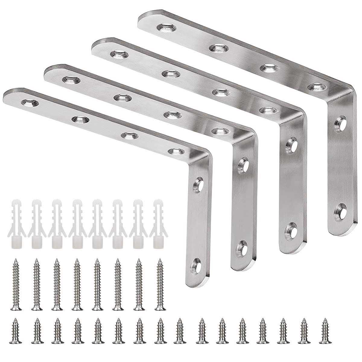 yumore Gas Struts 200n/30lb Heavy Duty Support Hinges Automatic Slow Lowering Safety Pneumatic for Cabinets Wooden Box Toy Chest - Inhomebuy