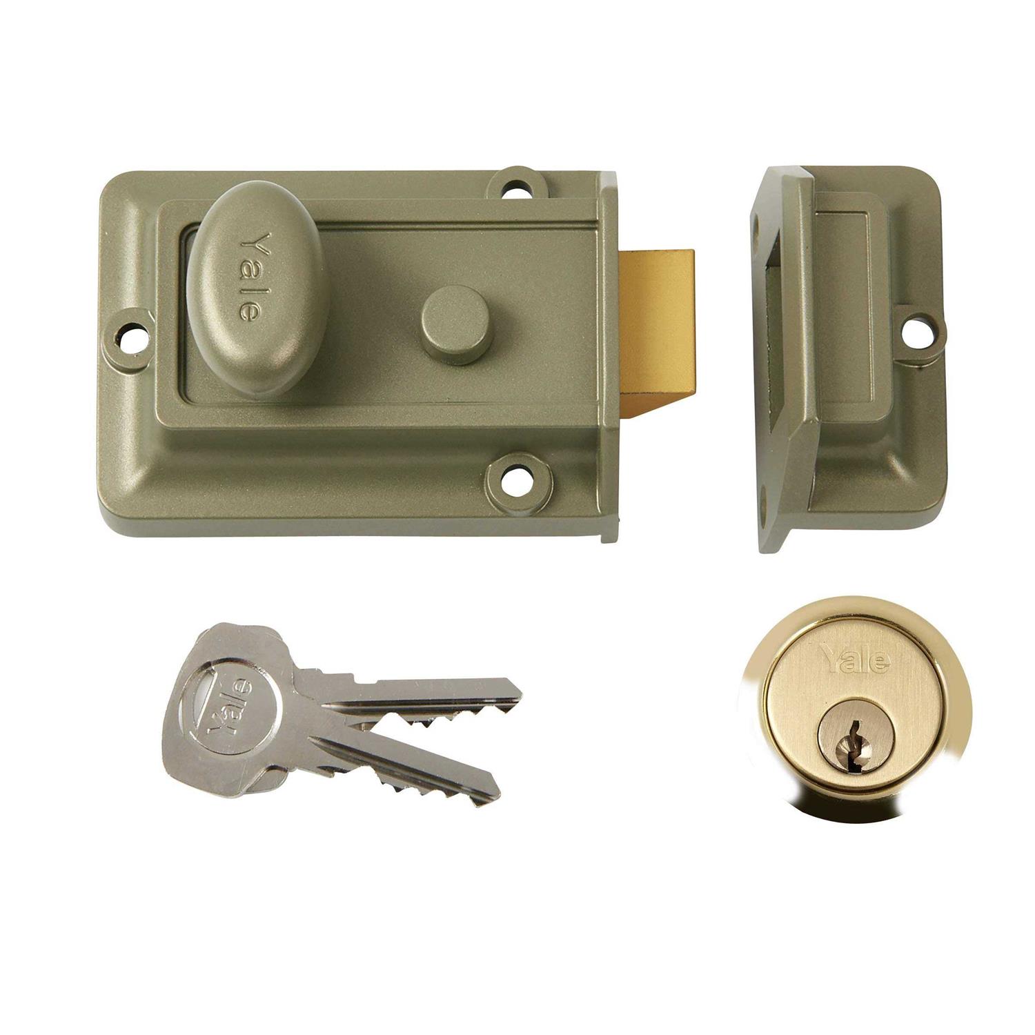Yale NTB610-ZW2-626 nexTouch Z-Wave Push Button Lever Lock - Inhomebuy