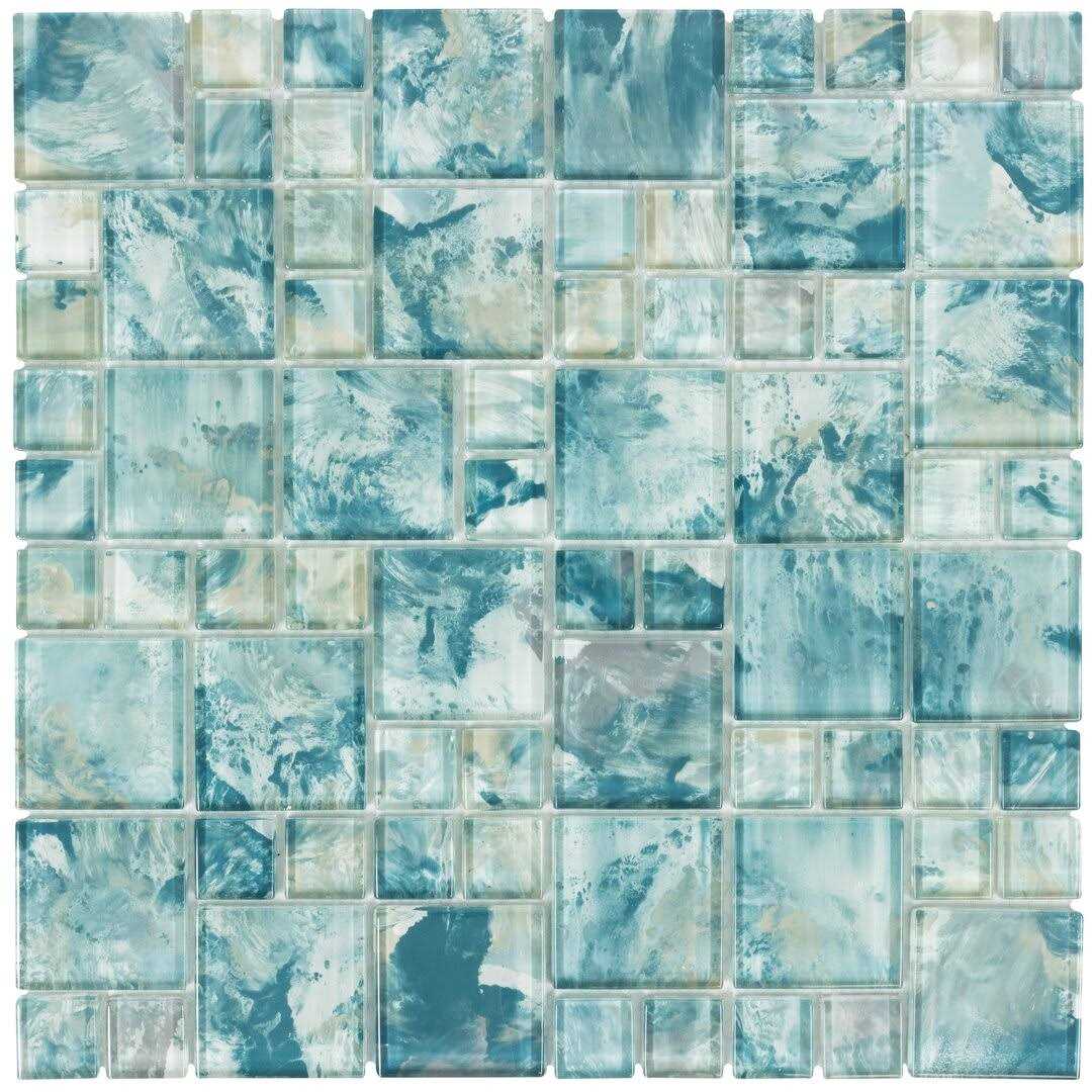 MosaicTileOutlet Traditional 2×2 White Square Matte Porcelain Mosaic Tile - Inhomebuy