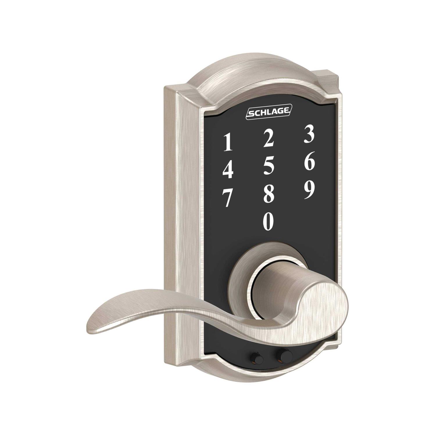 Schlage Camelot Touch Lock with Accent Lever - Inhomebuy