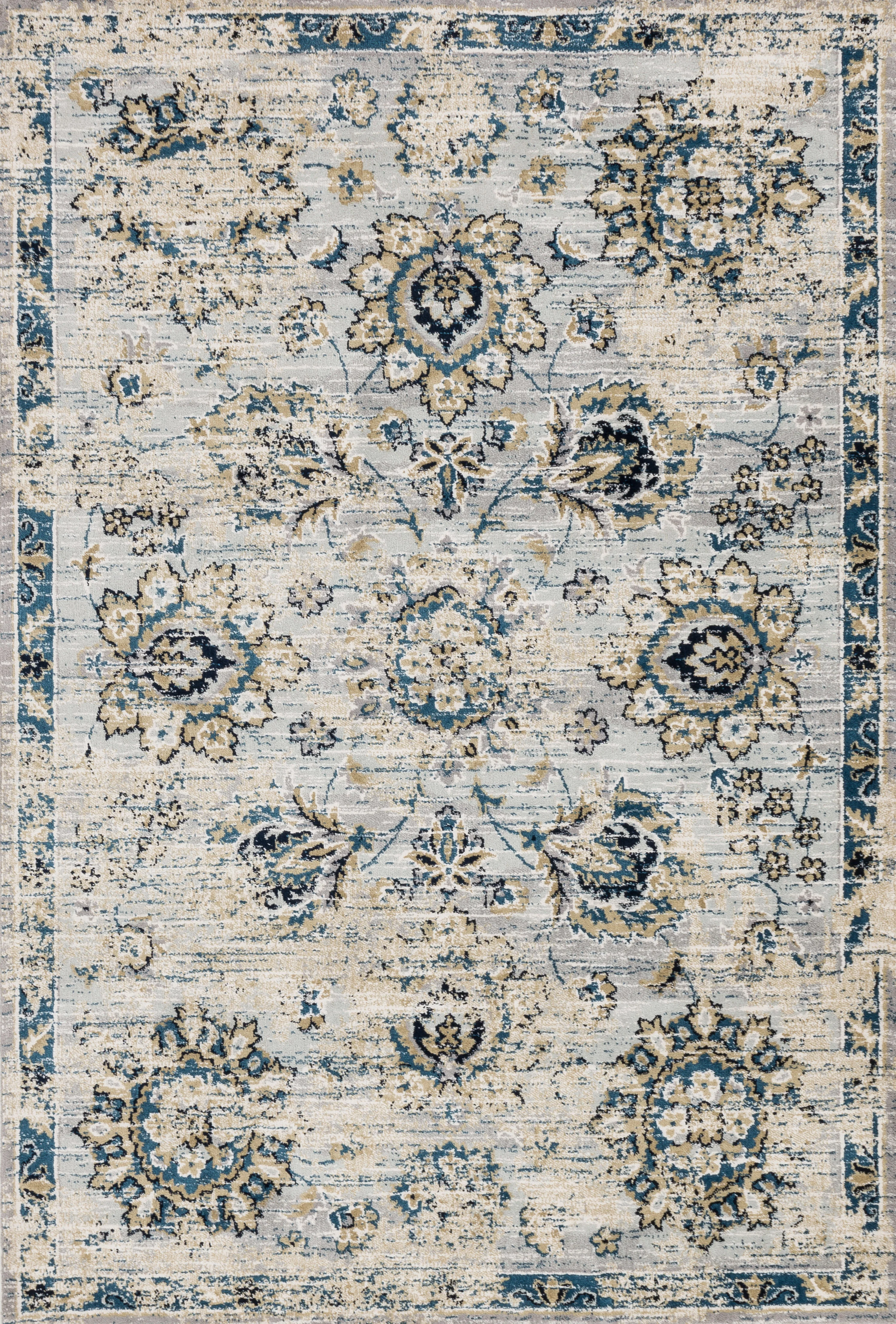Loloi Rugs Torrance Collection Rug in Grey, Navy - 9'3