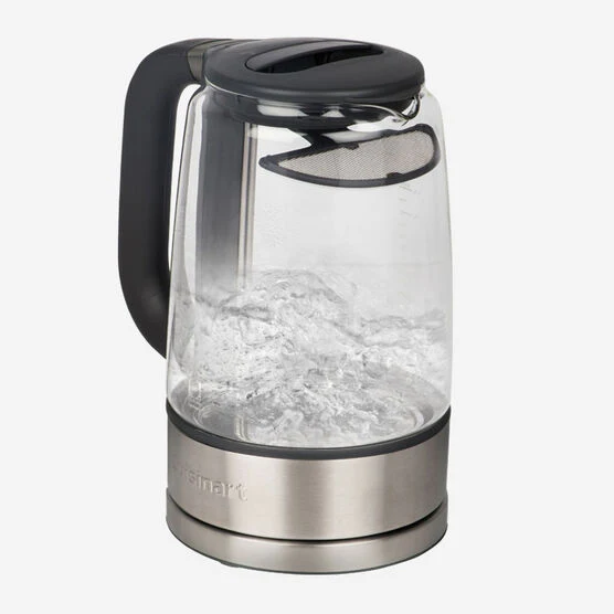 Cuisinart Glass Kettle: 1.7L, 1500W, brushed s/s | GK-17C - Inhomebuy