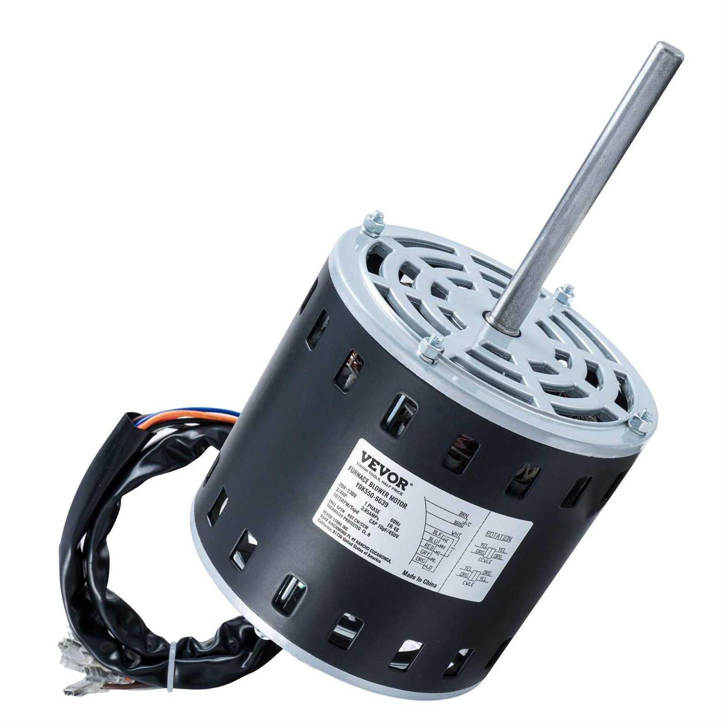 VEVOR 3/4 HP Submersible Sewage Pump 5880 GPH Larger-Flow Cast Iron Submersible Sump Pump - Inhomebuy