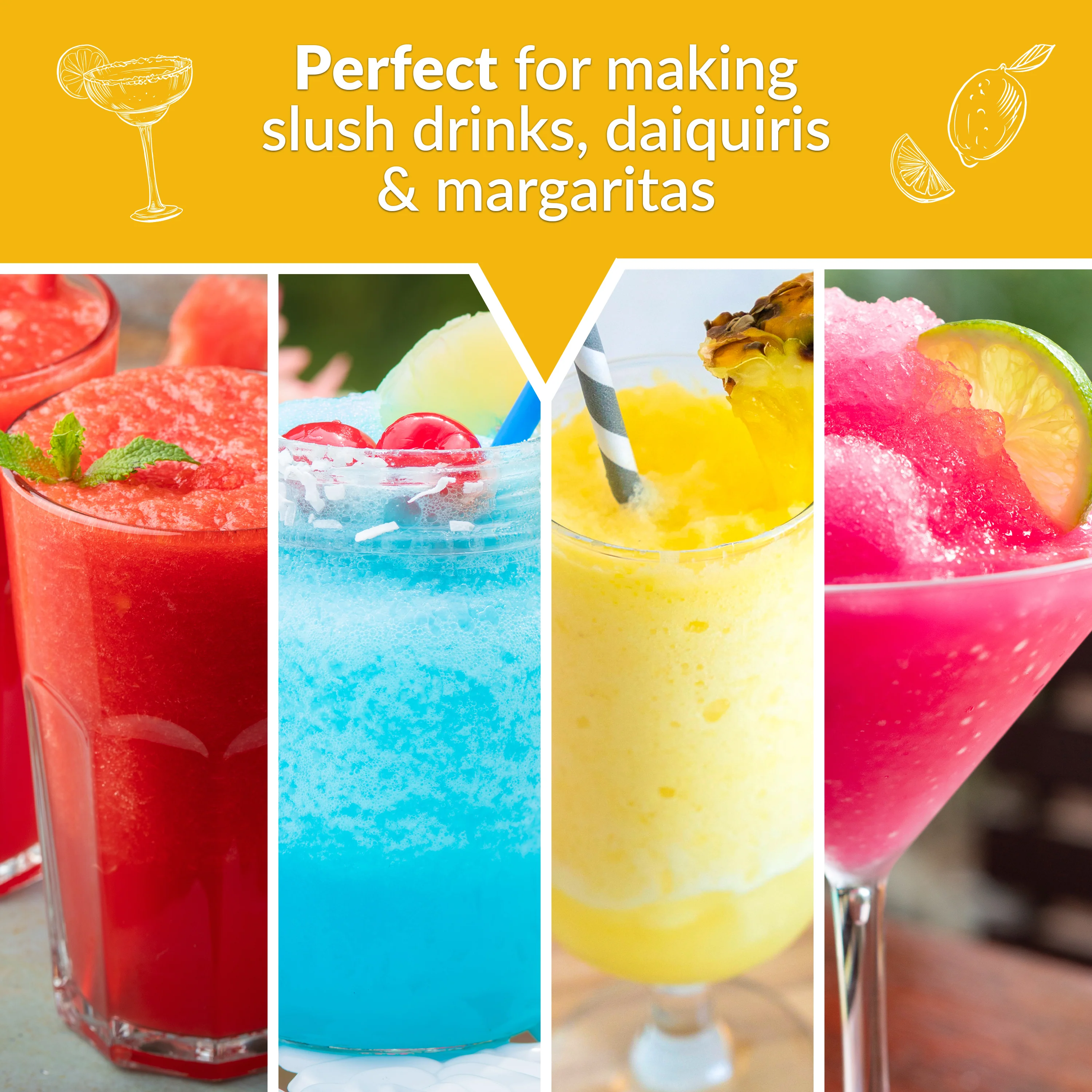 Taco Tuesday 1-Gallon AC/DC Tailgater Party Frozen Margarita & Slush Machine, Green - Inhomebuy