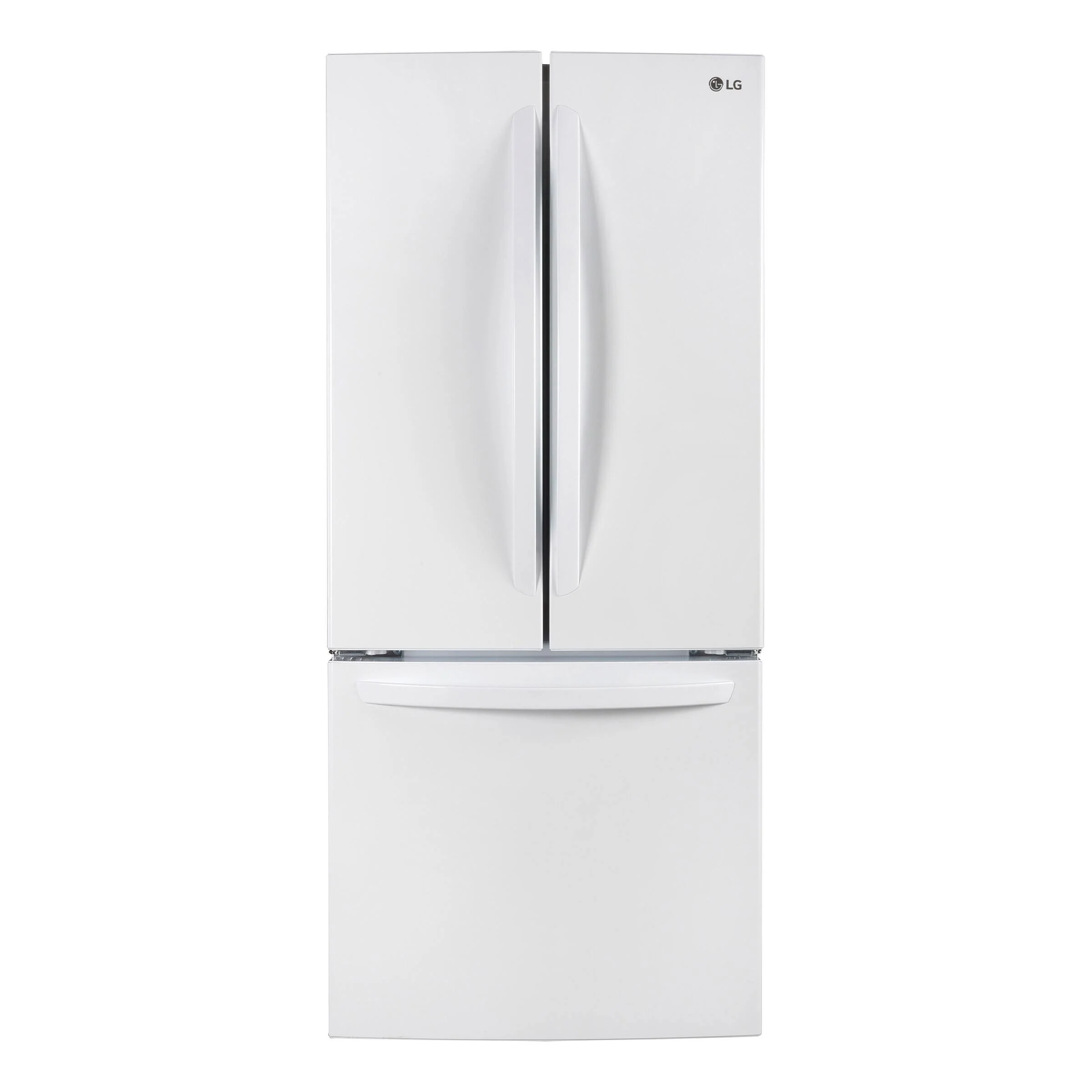 LG 30 IN. 21.8 CU. FT. SMUDGE-RESISTANT WHITE FRENCH DOOR REFRIGERATOR WITH SMARTDIAGNOSIS - LRFNS22 - Inhomebuy
