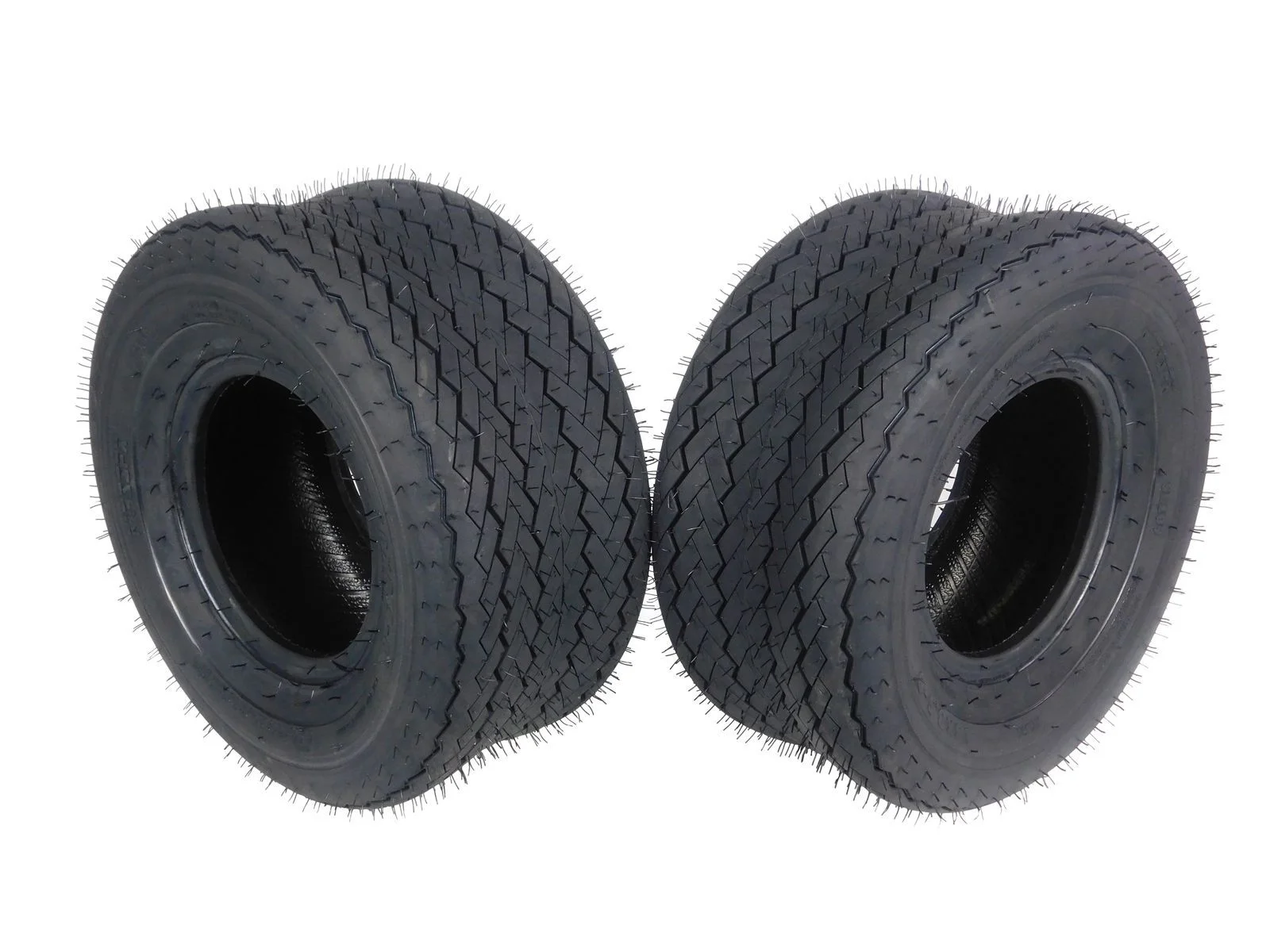 MASSFX 18x8.5-8 Golf Cart, Turf, Lawn & Garden Tire 4 Ply with 6mm Tread Depth 18x8.5x8 (2 Pack) - Inhomebuy
