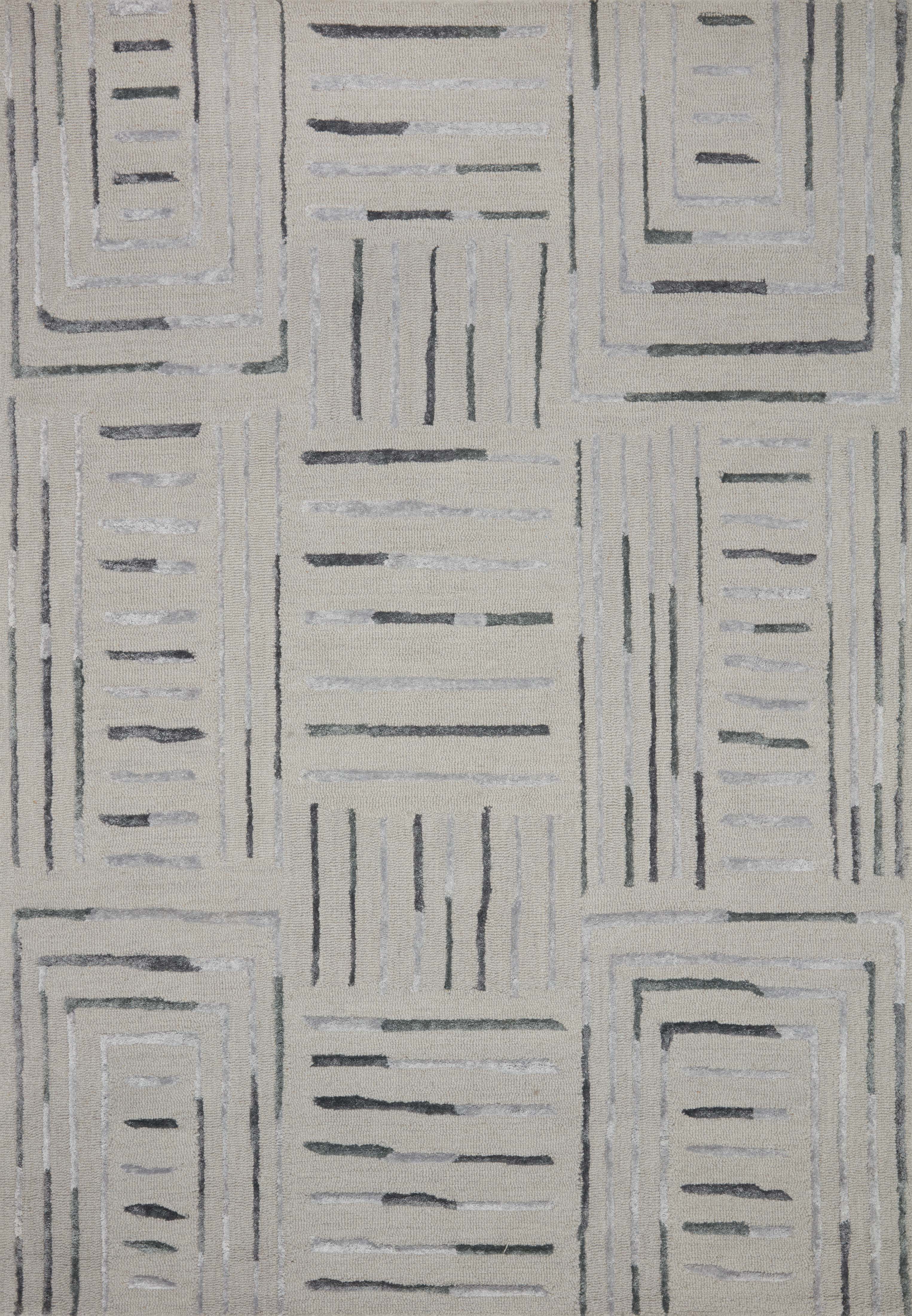 Loloi Rugs Verve Collection Rug in Silver, Slate - 8'6