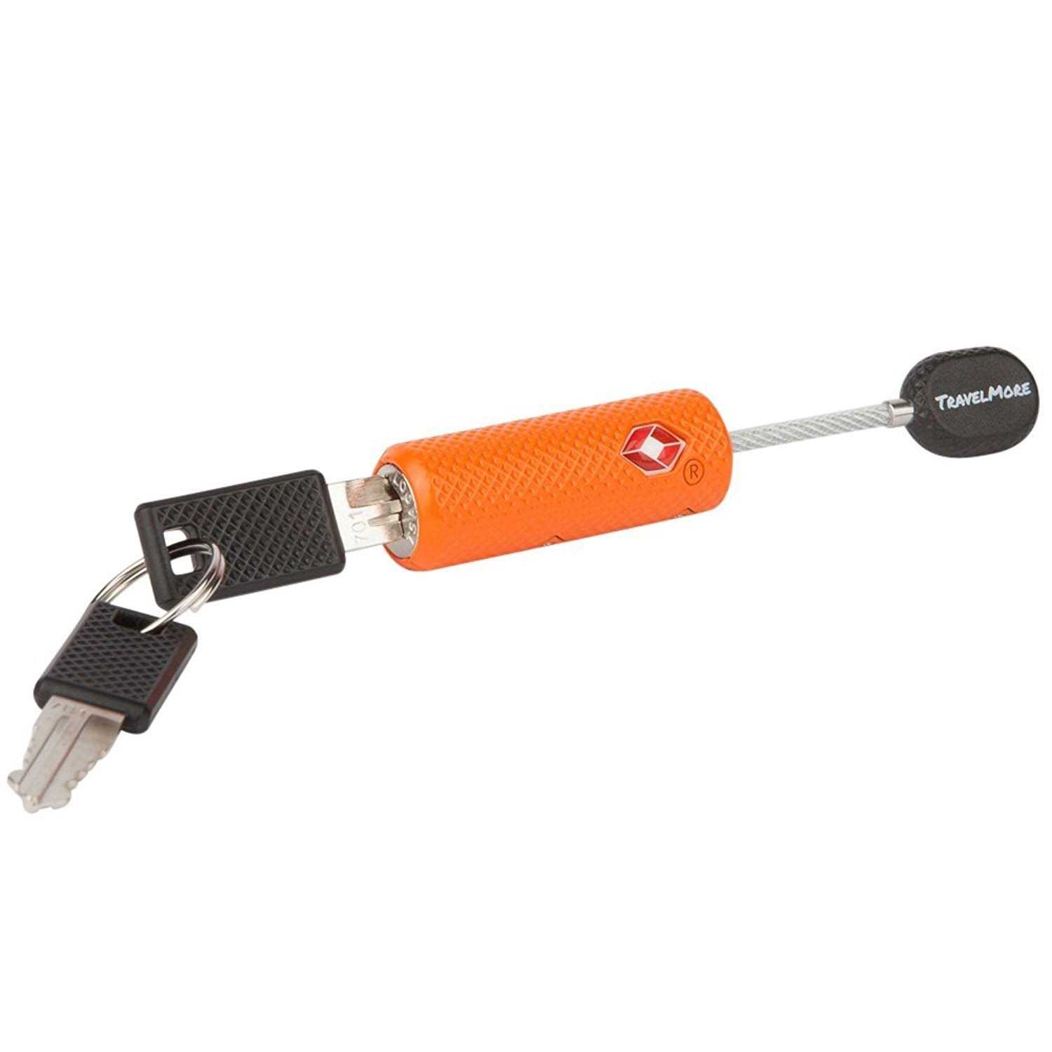 TSA Approved Luggage Locks with Keys for Travel – Flexible Ultra Secure Mini Key Padlock & Metal Zinc Alloy Material - Inhomebuy