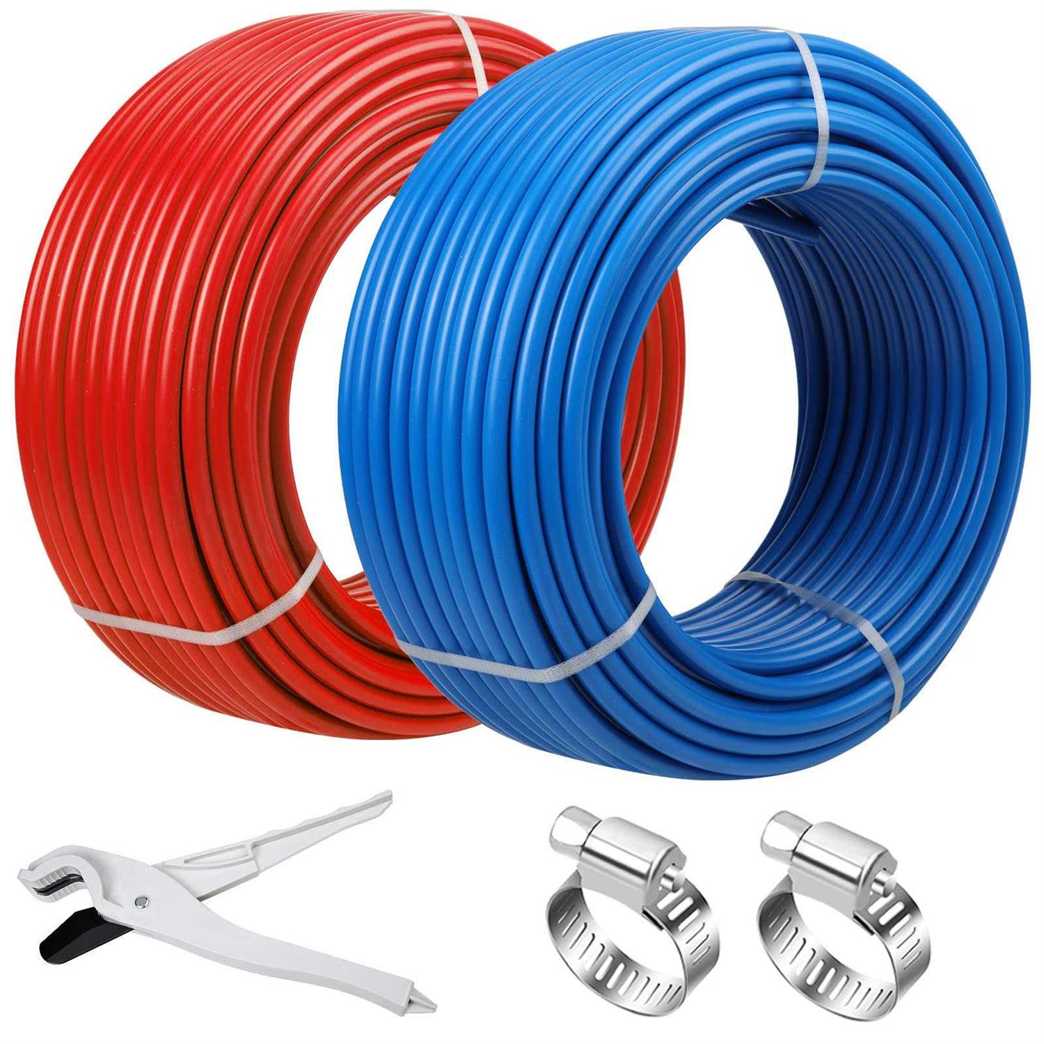 PEX Manifold Radiant Floor Heating Set 6 Loop System Stainless Steel Heated Hydronic Heating For 1/2 Oxygen Barrier Tubing - Inhomebuy