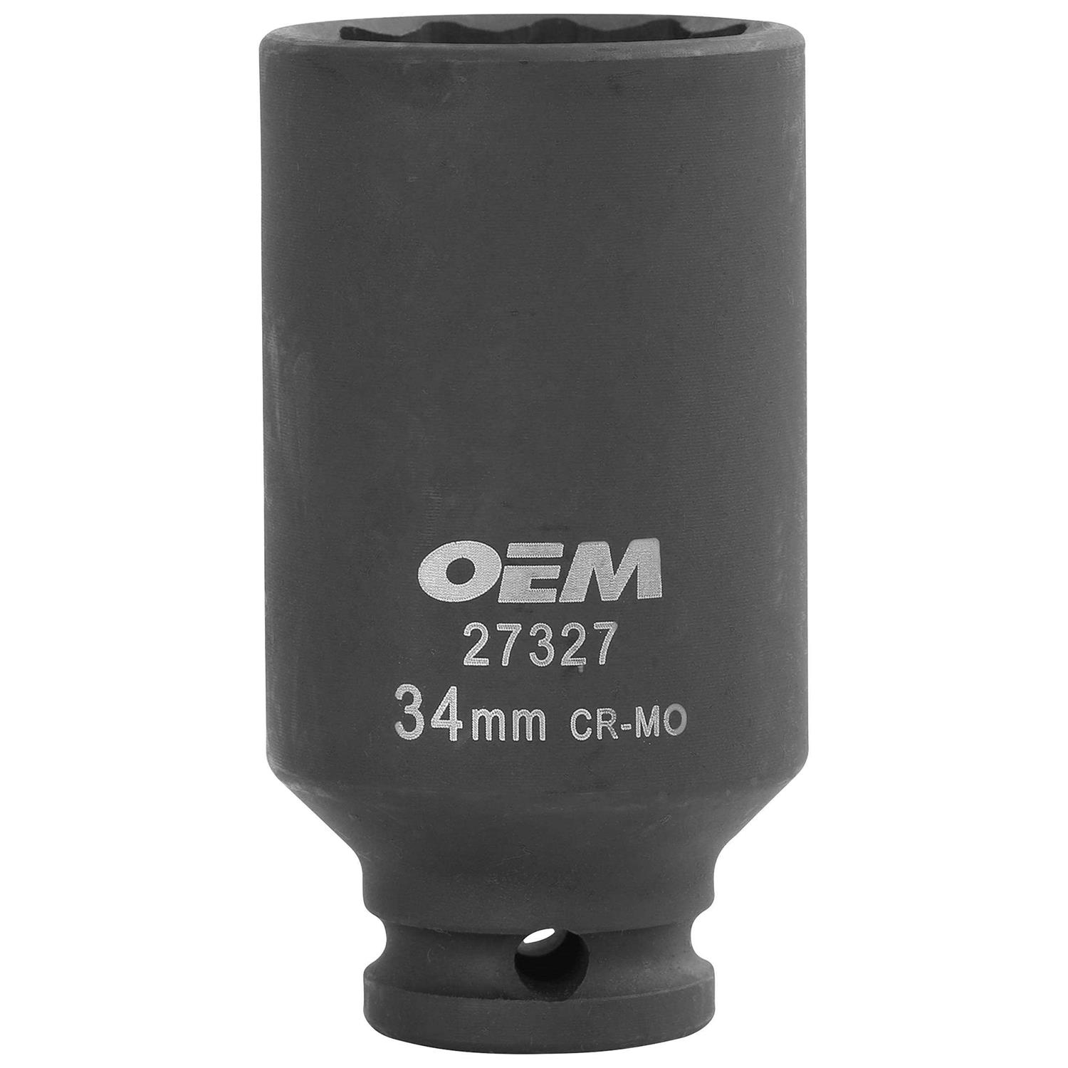 OEMTOOLS 1/2in Drive 33mm 12 Point Axle/Spindle Nut Socket at AutoZone - Inhomebuy