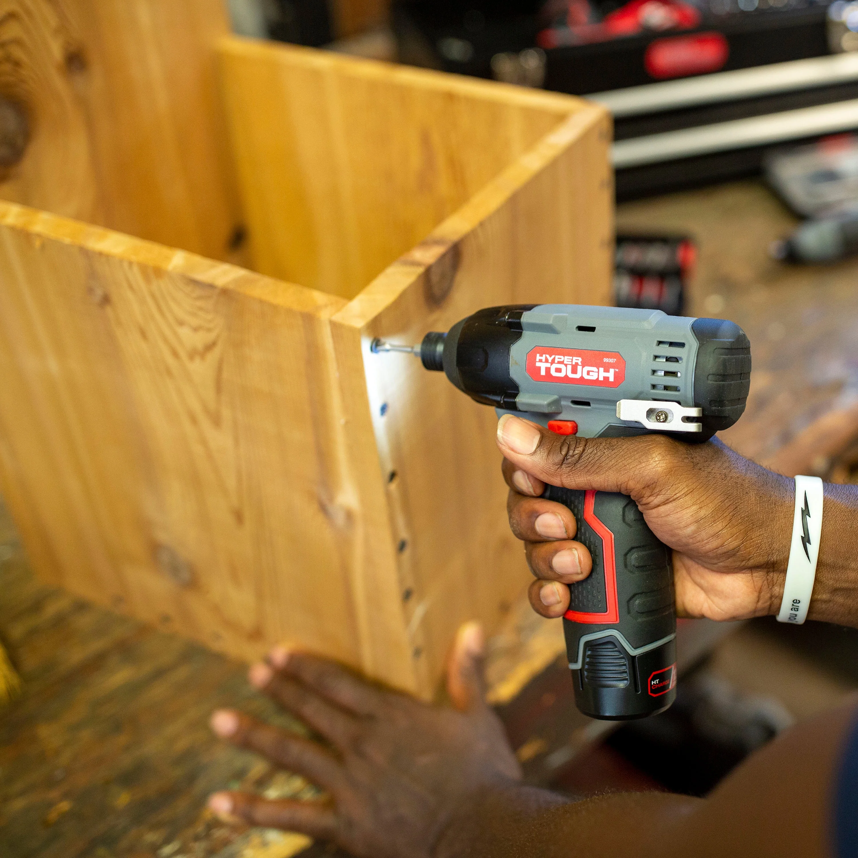 Hyper Tough 12V Max* Lithium-Ion Cordless Impact Driver with 1.5Ah Battery and Charger, Model 99307 - Inhomebuy