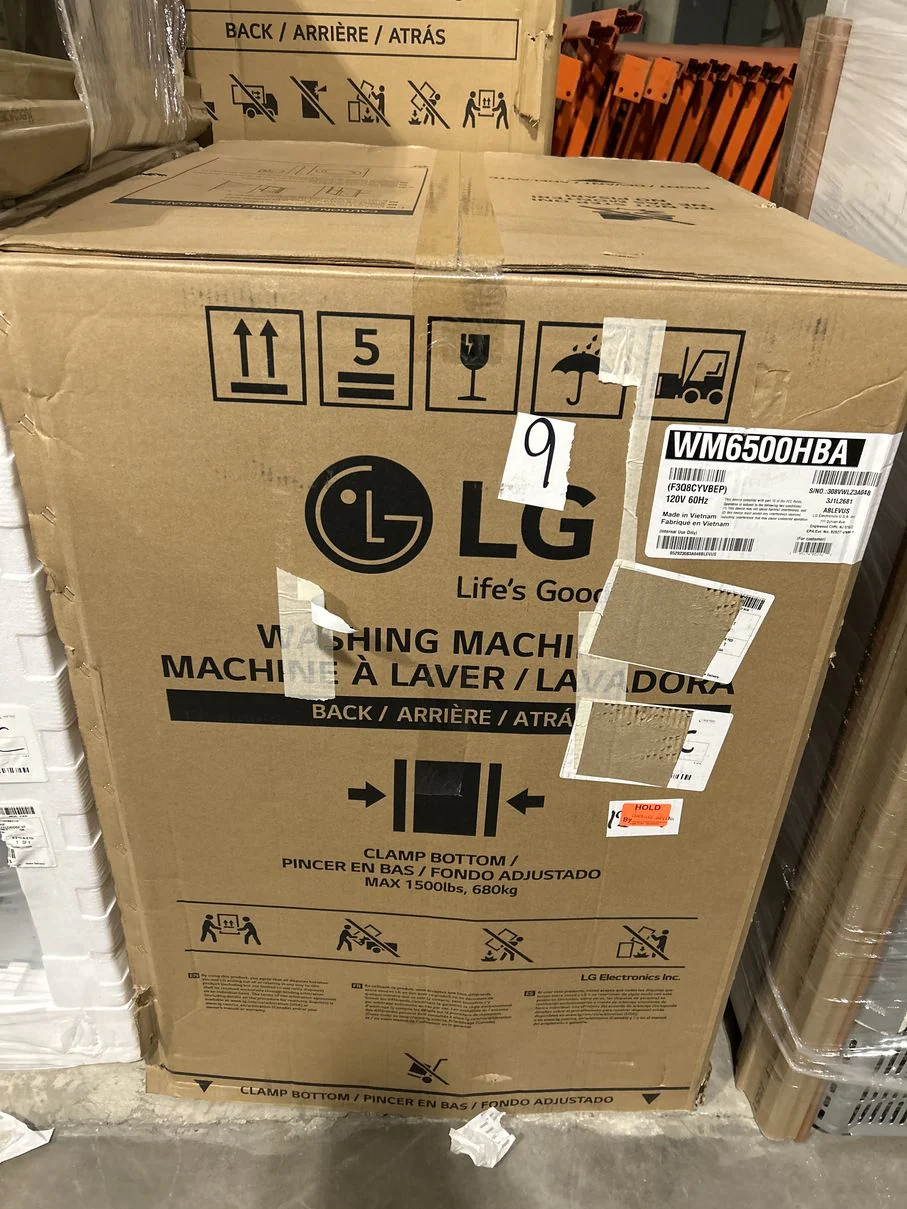 LG 4PC LAUNDRY 6500/WM6500HBA/DLEX6500B/WDP6B X2 - Inhomebuy