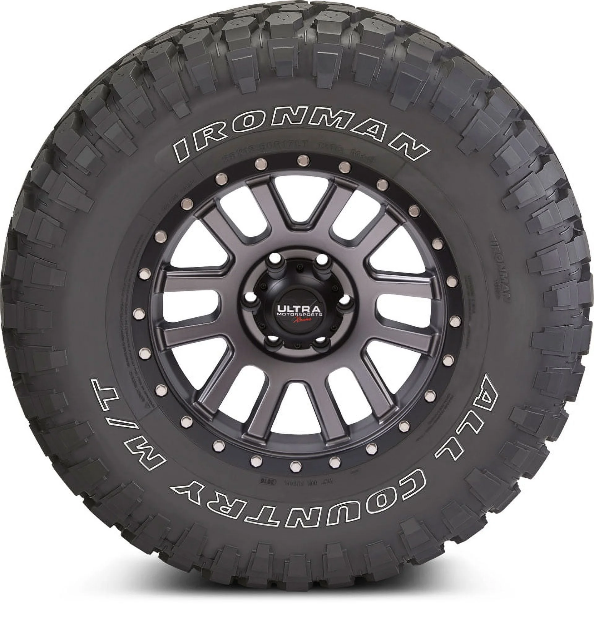 Ironman All Country M/T LT 37X12.50R17 Load F 12 Ply MT Mud Tire - Inhomebuy