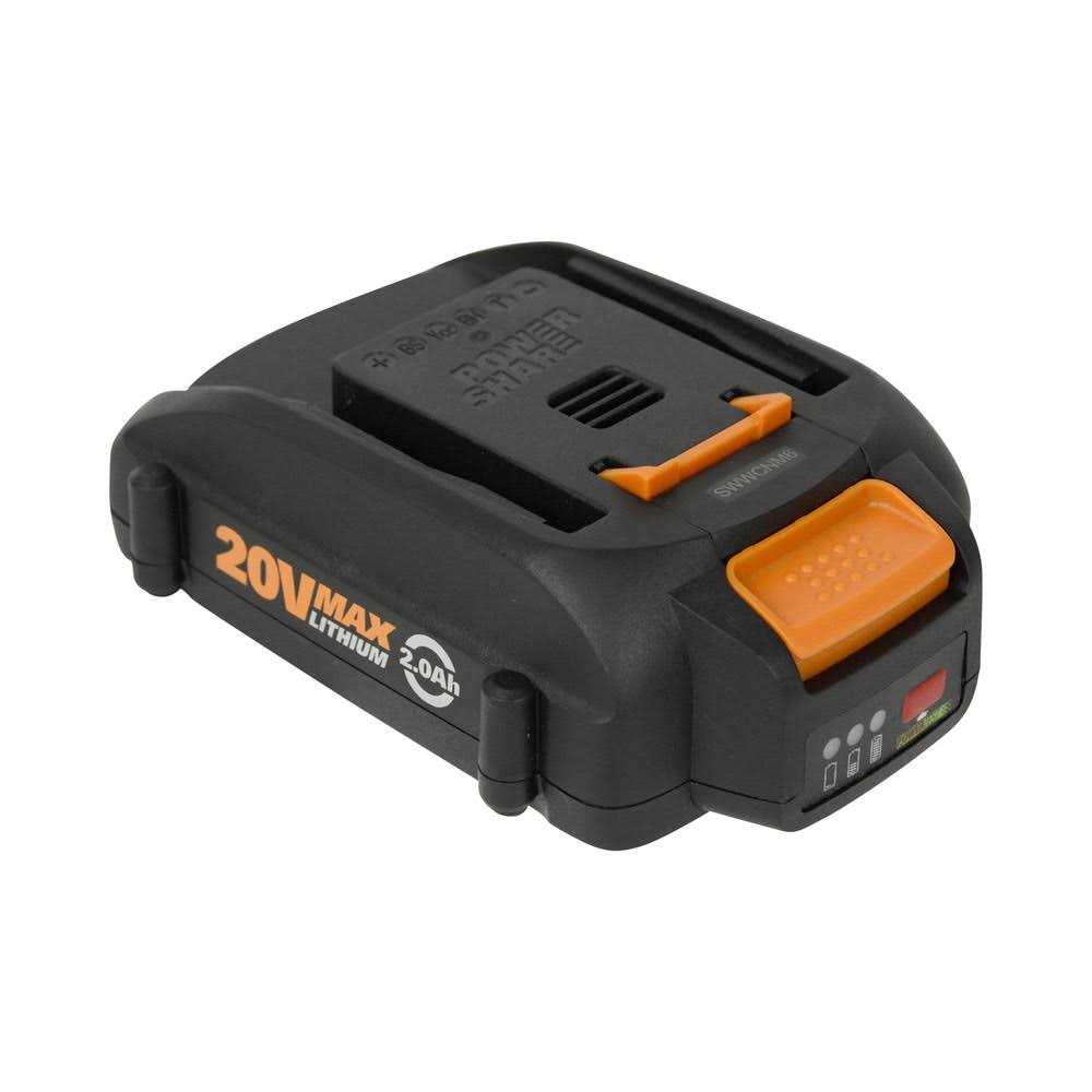Worx 20V Lithium Battery 2.0Ah Wa3525 - Inhomebuy
