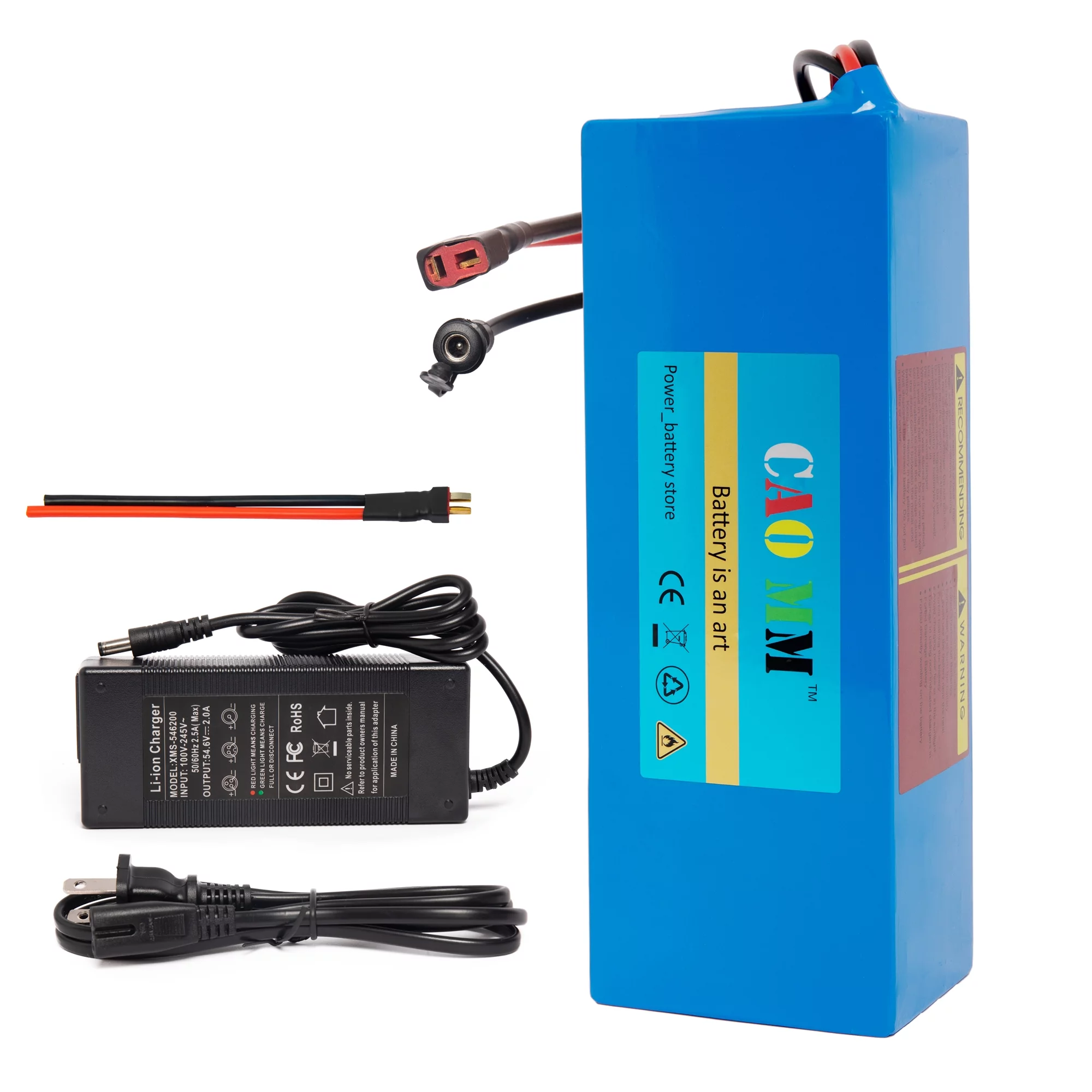 48V 8Ah Lithium Battery 30A BMS 48V Battery with Charger for 750W Electirc Tricycle Motor - Inhomebuy