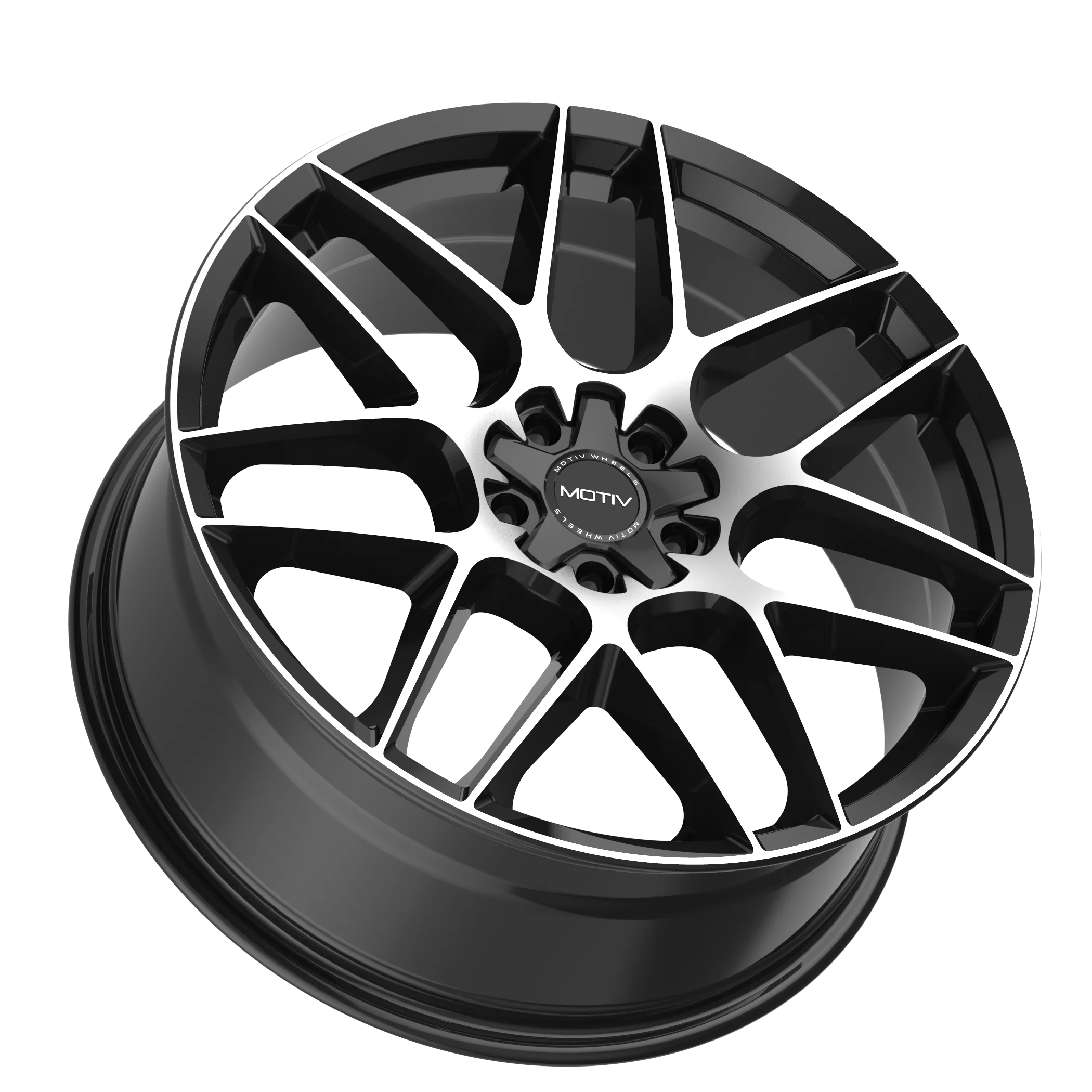 Motiv 18x8 5X115 435MB Foil Black Wheel Rim - Inhomebuy