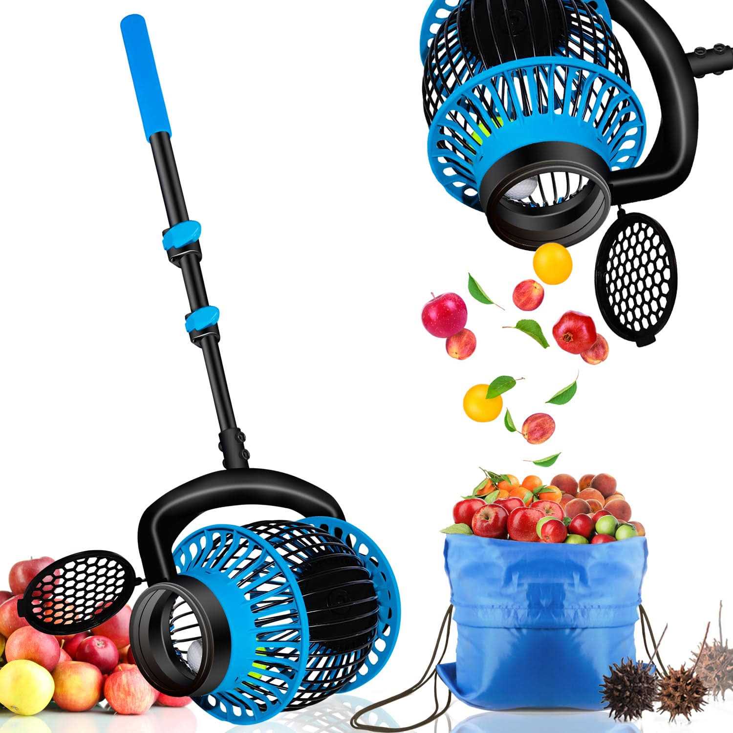 Zozen Measuring Wheel in Feet and Inches, Collapsible with One key to Zero, Kickstand, Starting Point Arrow and Cloth Carrying Bag - Inhomebuy