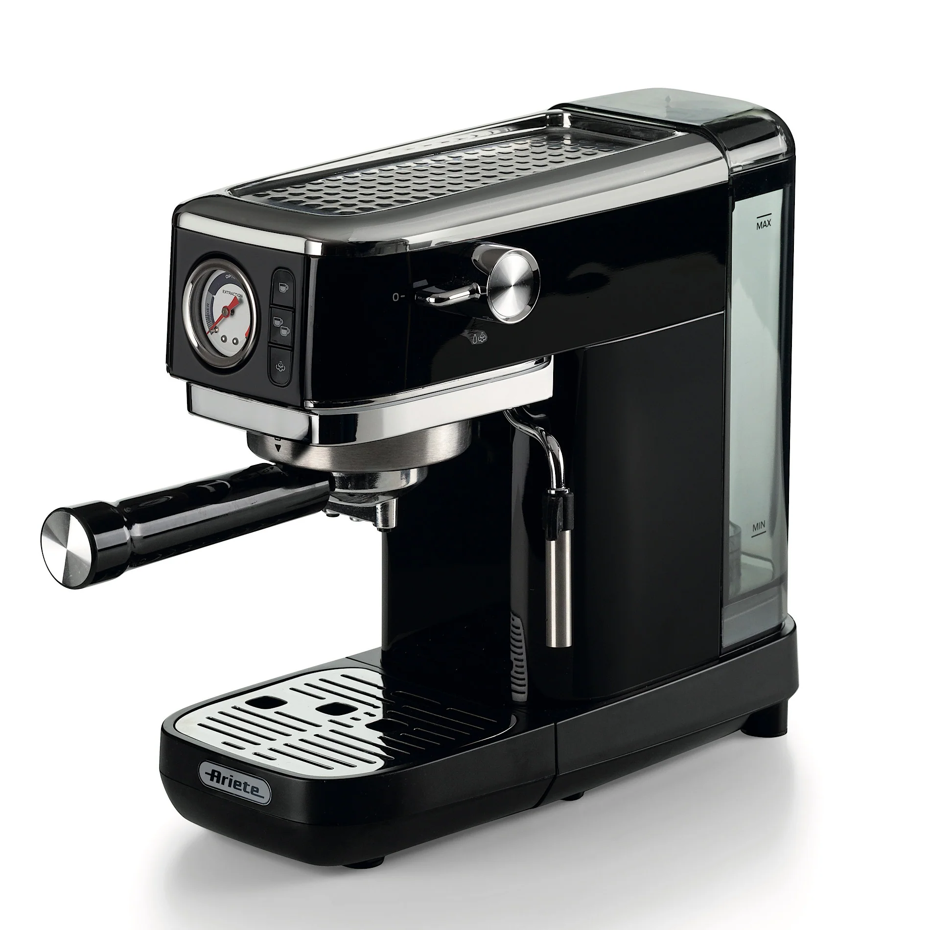 Metal Coffee Machine With Pressure Gauge - Inhomebuy