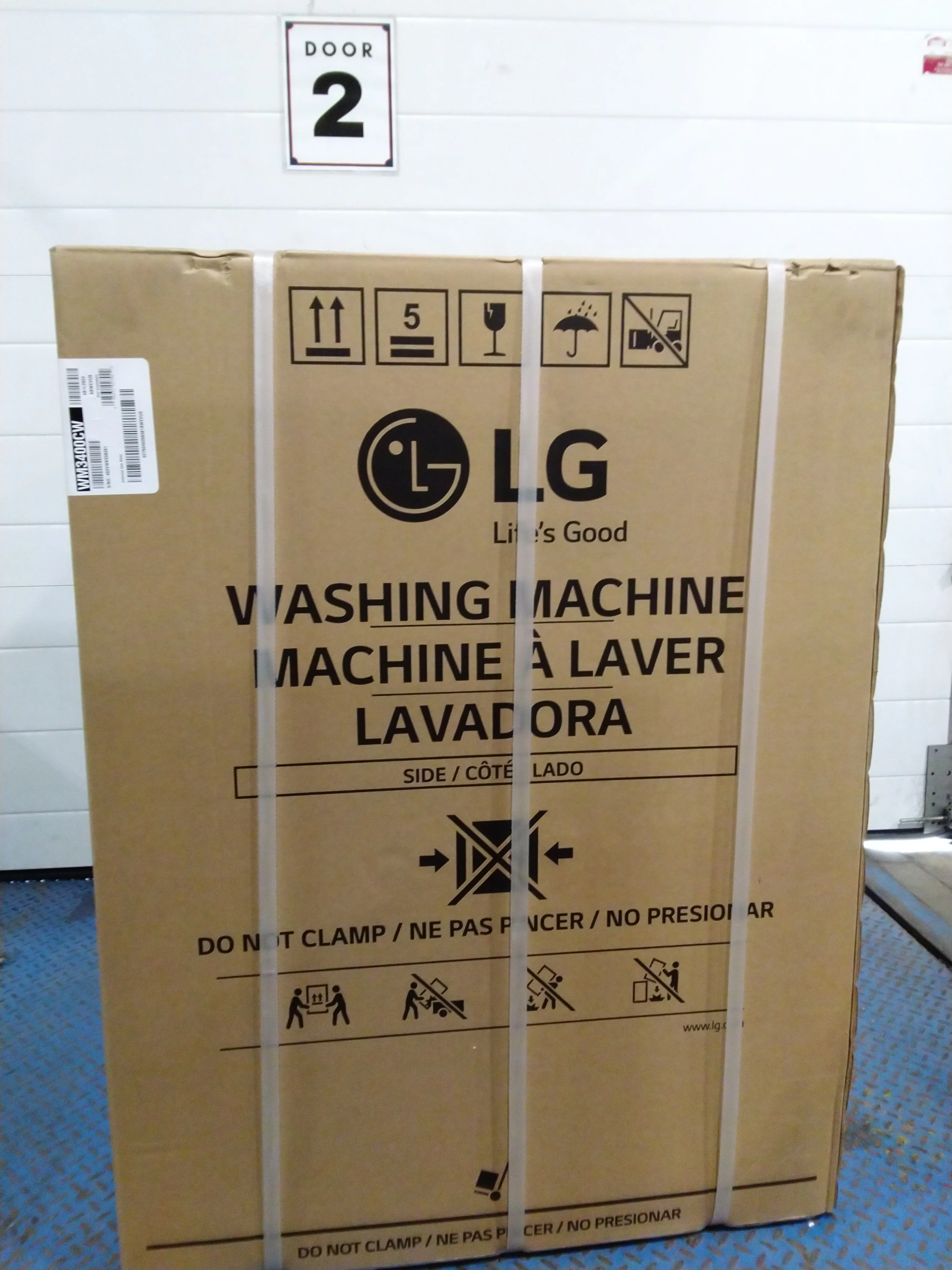 LG WHITE 5.2 CU. ULTRA LARGE FRONT LOAD WASHER - WM3400CW - Inhomebuy