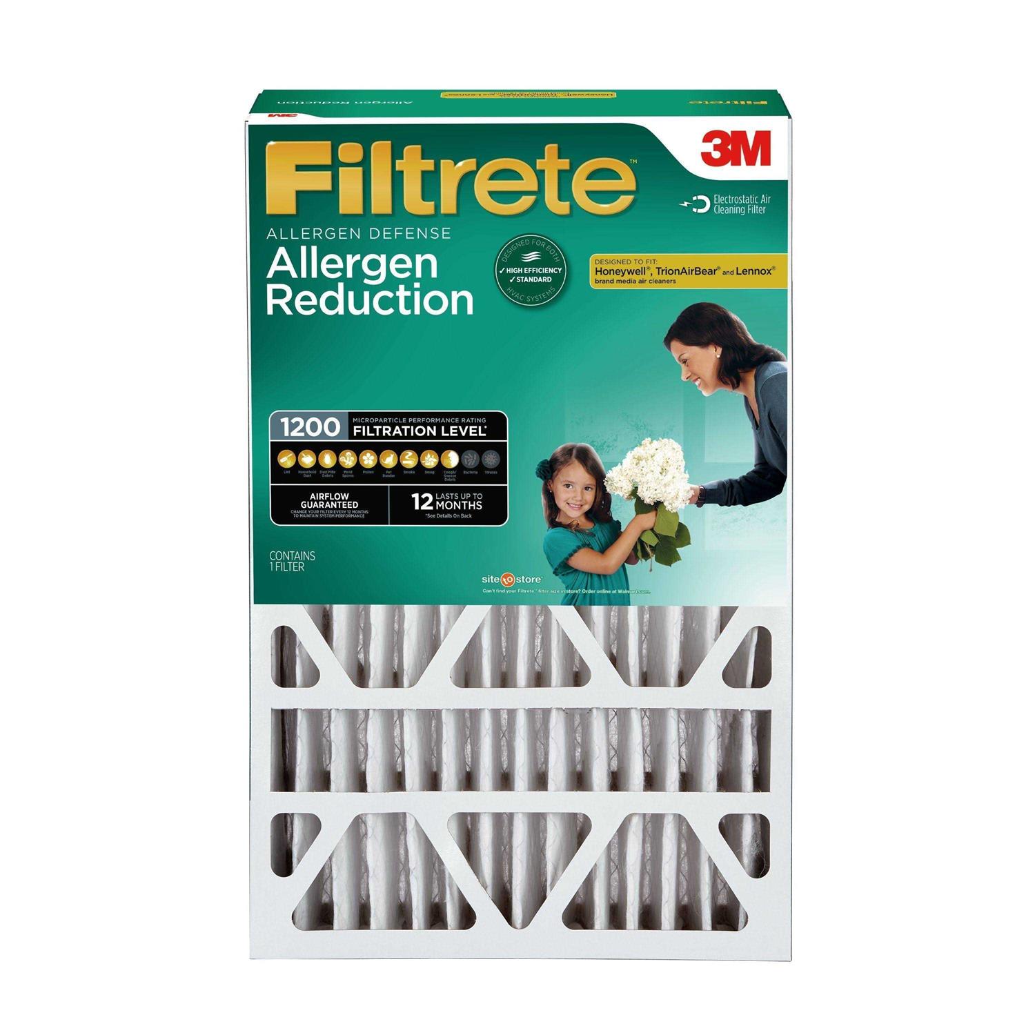 Filtrete 20x25x1 Allergen Defense Air Filter 1000 MPR - Inhomebuy