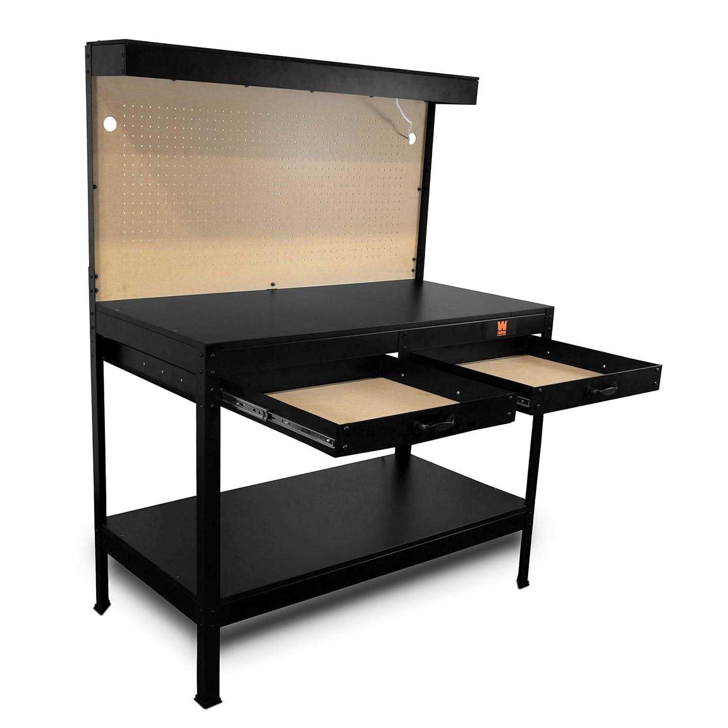 WEN 225-Pound Capacity Height Adjustable Steel Lathe Stand - Inhomebuy