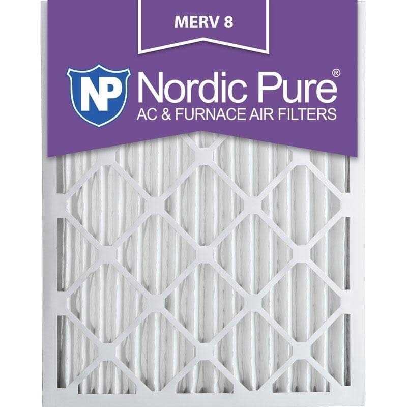 Nordic Pure MERV Pleated Plus Carbon AC Furnace Air Filters - Inhomebuy