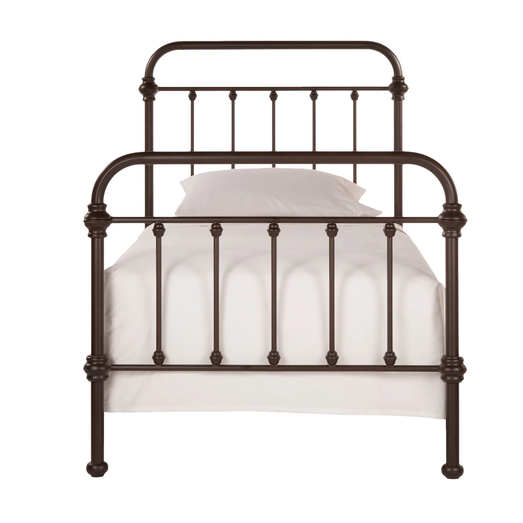 Weston Home Nottingham Metal Twin Bed, Blue Steel - Inhomebuy