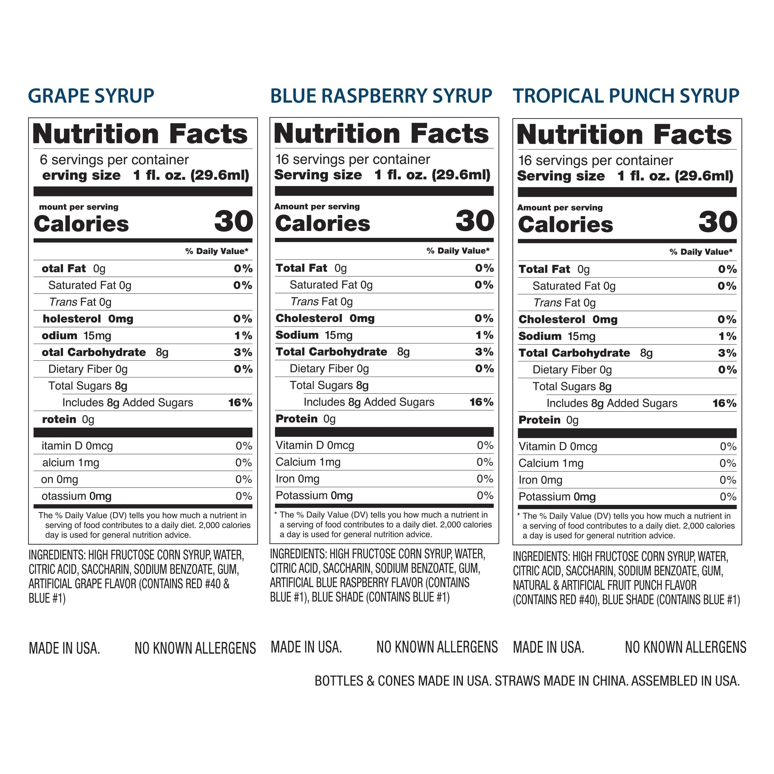 Kool-Aid Snow Cone Syrup Party Kit - Inhomebuy