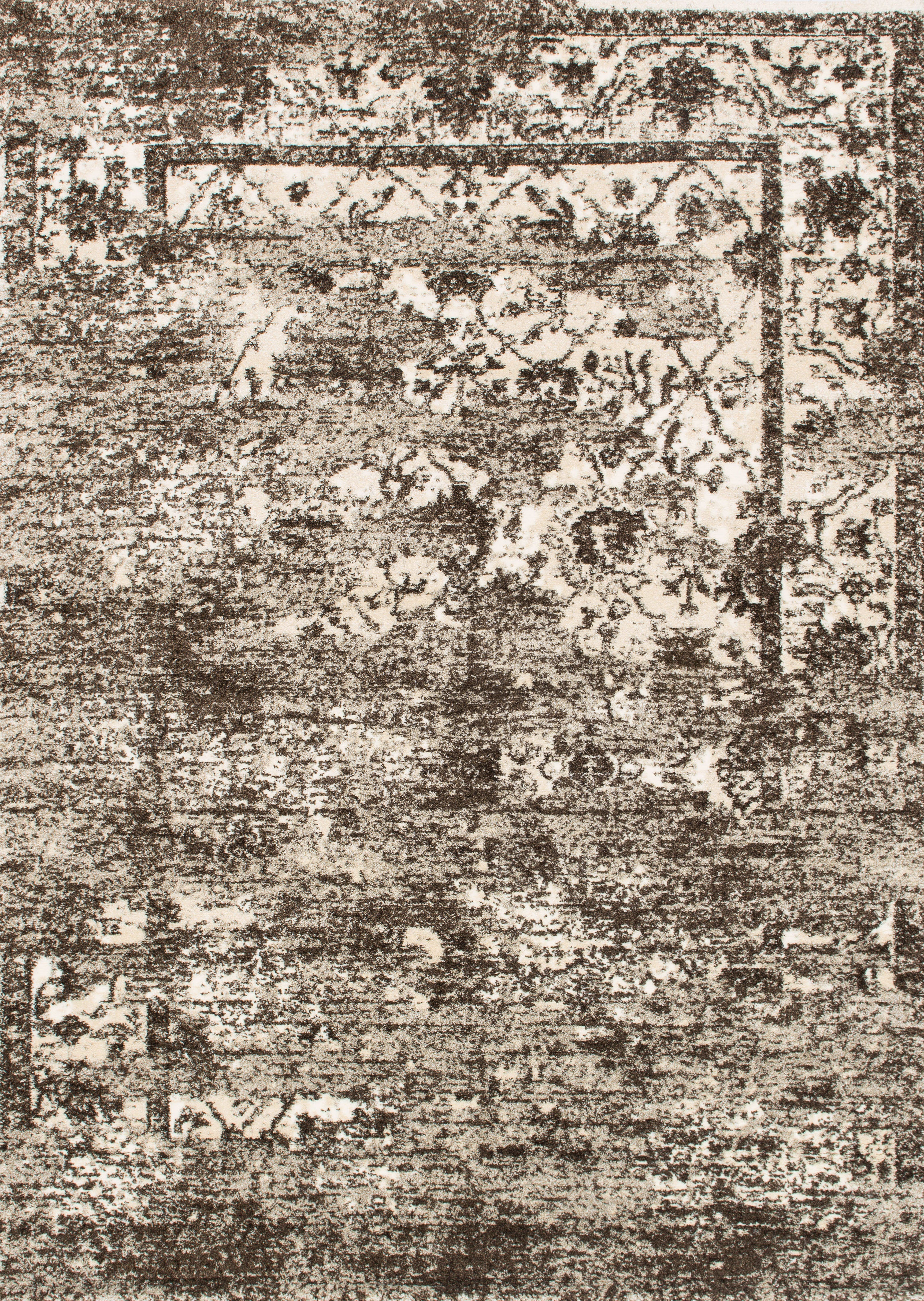 Loloi Rugs Viera Collection Rug in Mocha, Ivory - 8'11