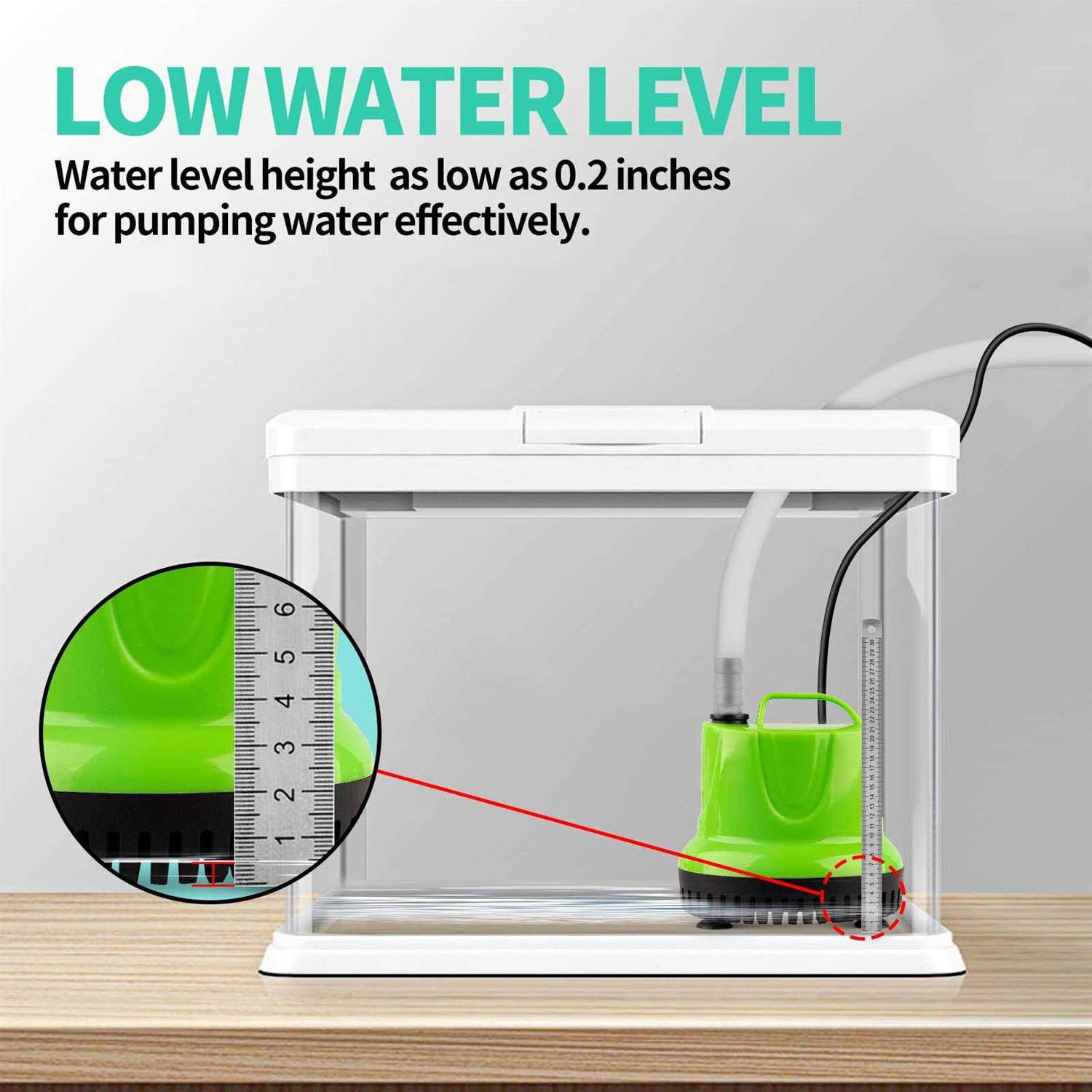 FREESEA Gph Submersible Water Pump for Pond Aquarium Hydroponics Fish Tank Fountain Waterfall - Inhomebuy