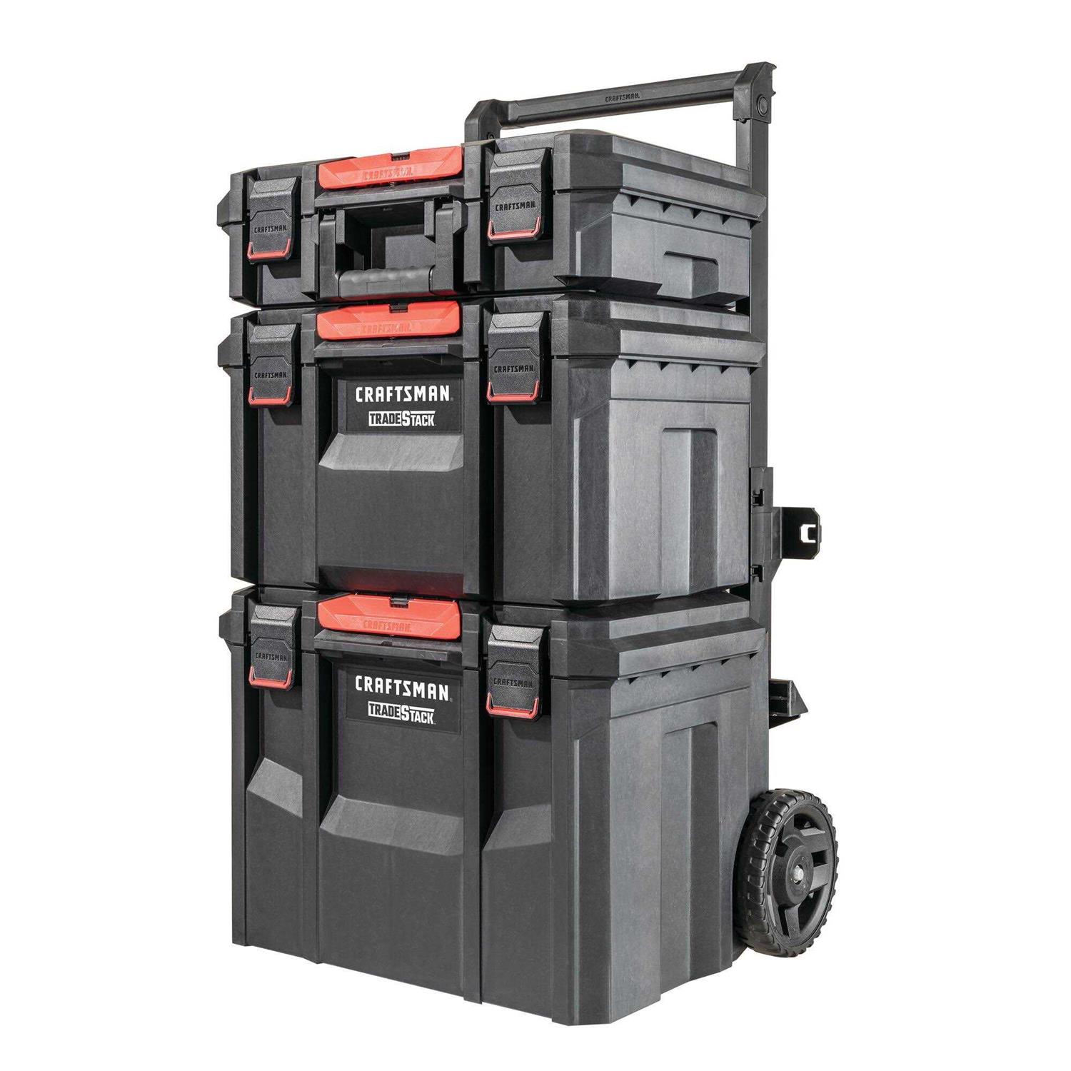 CRAFTSMAN TRADESTACK System Ball bearing 2-Drawer Structural Foam Tool Box - Inhomebuy