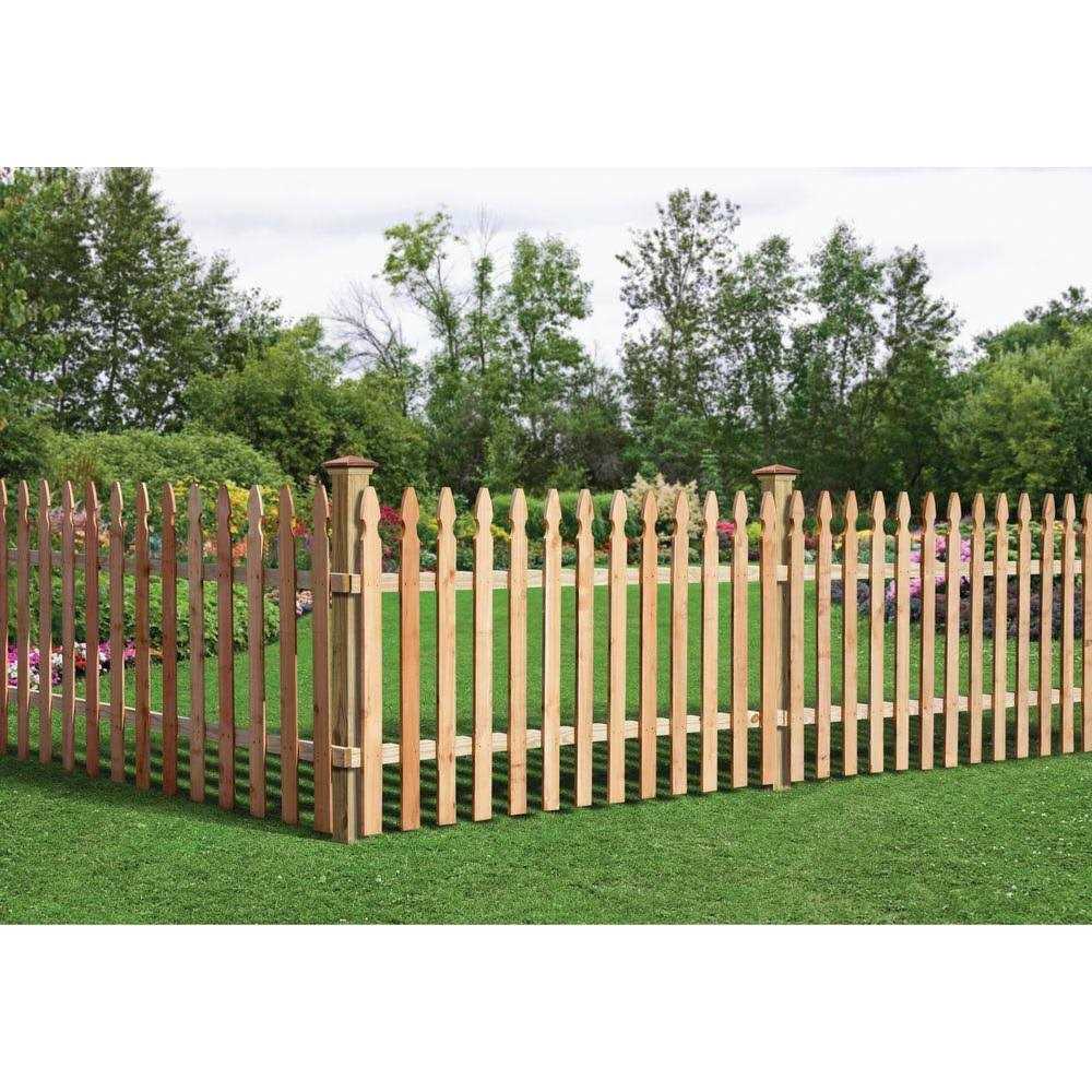 Outdoor Essentials 2 in. x 4 in. x 6 ft. Rough Sawn Western Red Cedar Fence Panel Backer Rail - Inhomebuy
