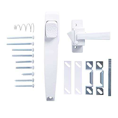 Wright Products Pull Handle Latch White Vil333wh - Inhomebuy