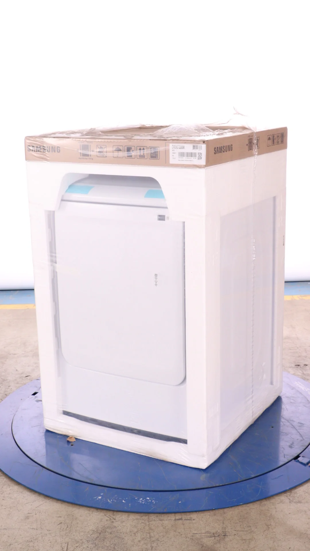 SAMSUNG 27 IN. 7.2 CU. FT. WHITE ELECTRIC DRYER WITH SENSOR DRY - DVE45T3200W/AC - Inhomebuy