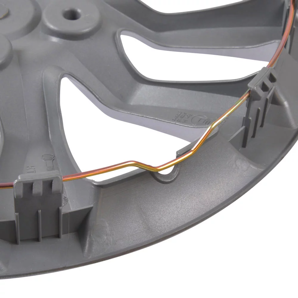 BDK Hubcap Wheel Covers Nissan Altima Style - 16 Inch Silver Replica Cover, OEM Factory Replacement (4 Pieces) - Inhomebuy