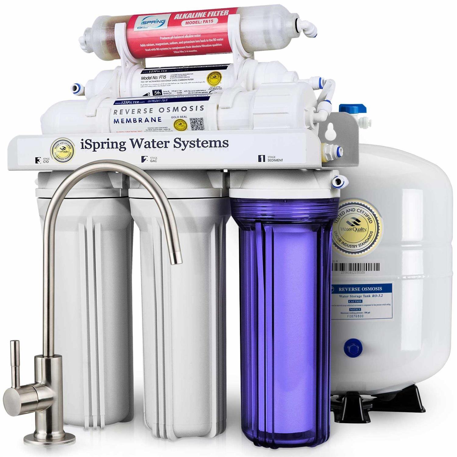 ISPRING PMP300 Booster Pump for RCB3P Reverse Osmosis Water Filtration System - Inhomebuy