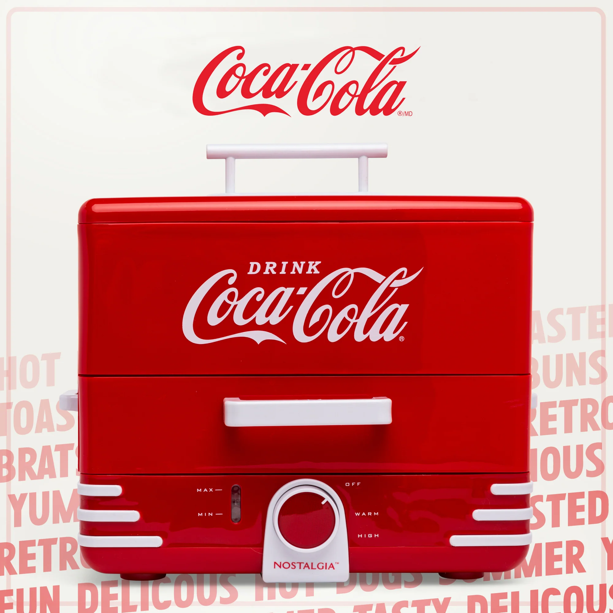 Coca-Cola® Large Hot Dog Steamer - Inhomebuy